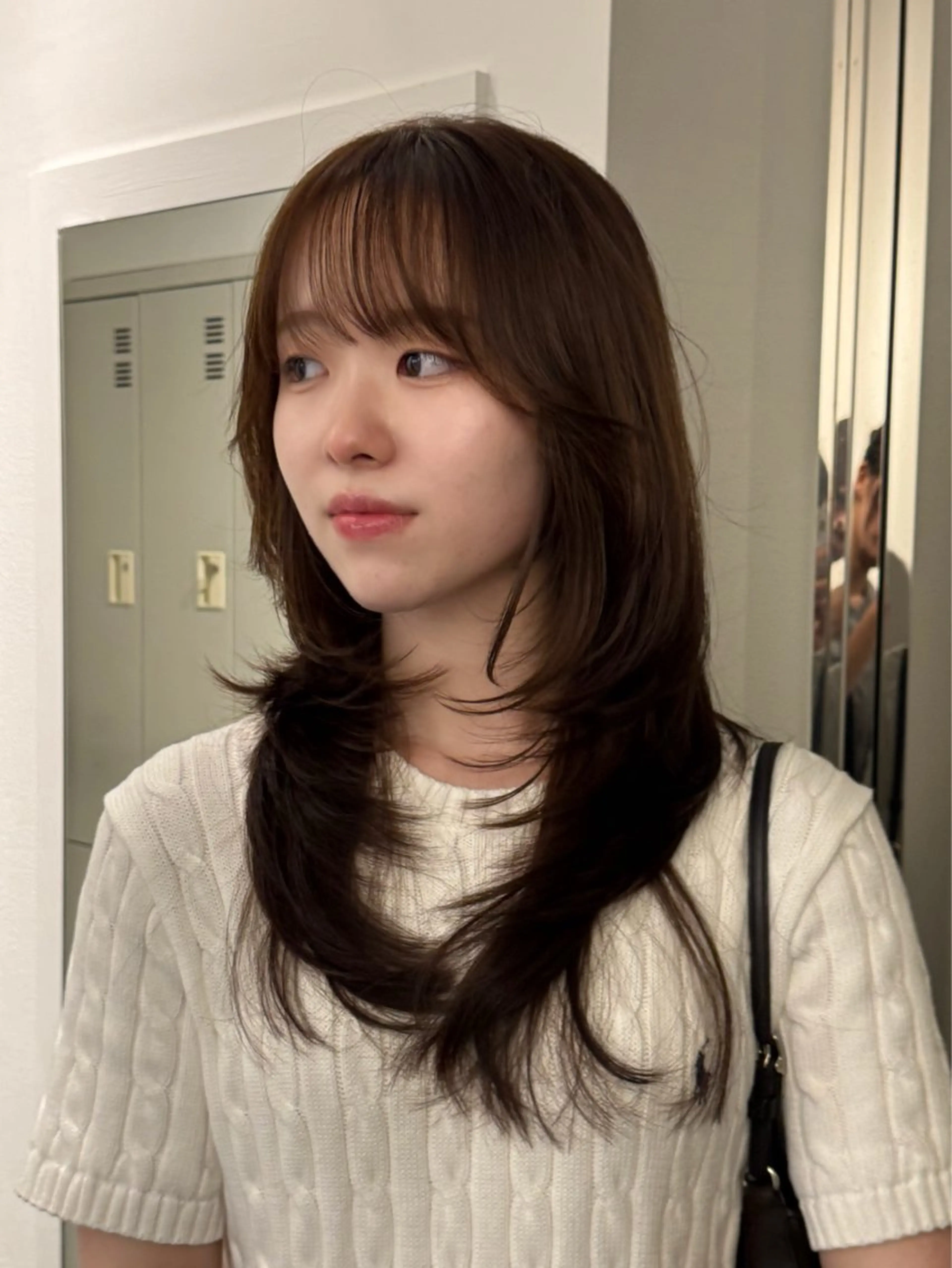 ロング カラー カット ヘアカラー 透明感/レイヤー カット🎀マコのヘアスタイル