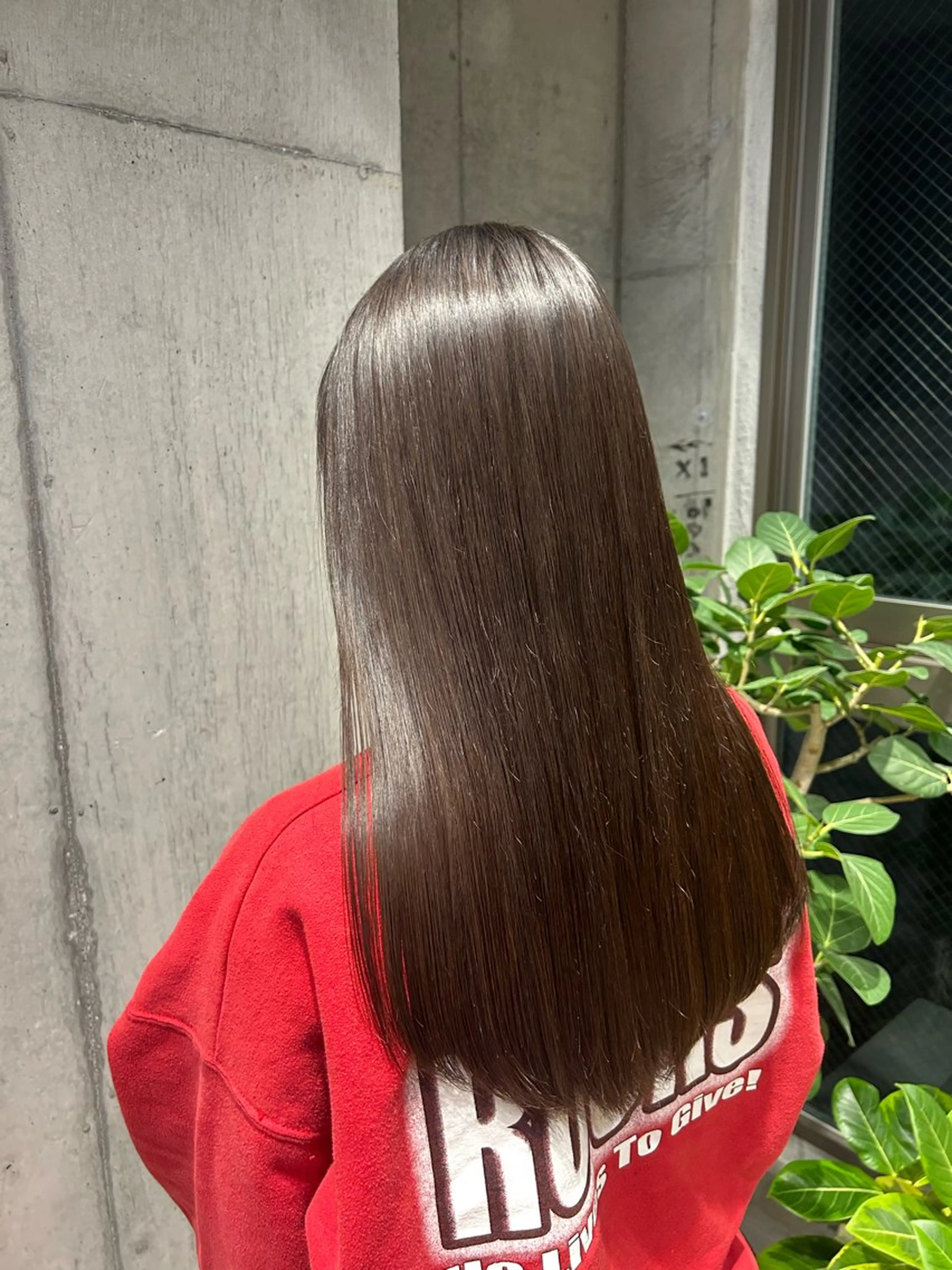 ロング ヘアカラー トリートメント 🤡うる艶カラー 🤡みさきのヘアスタイル