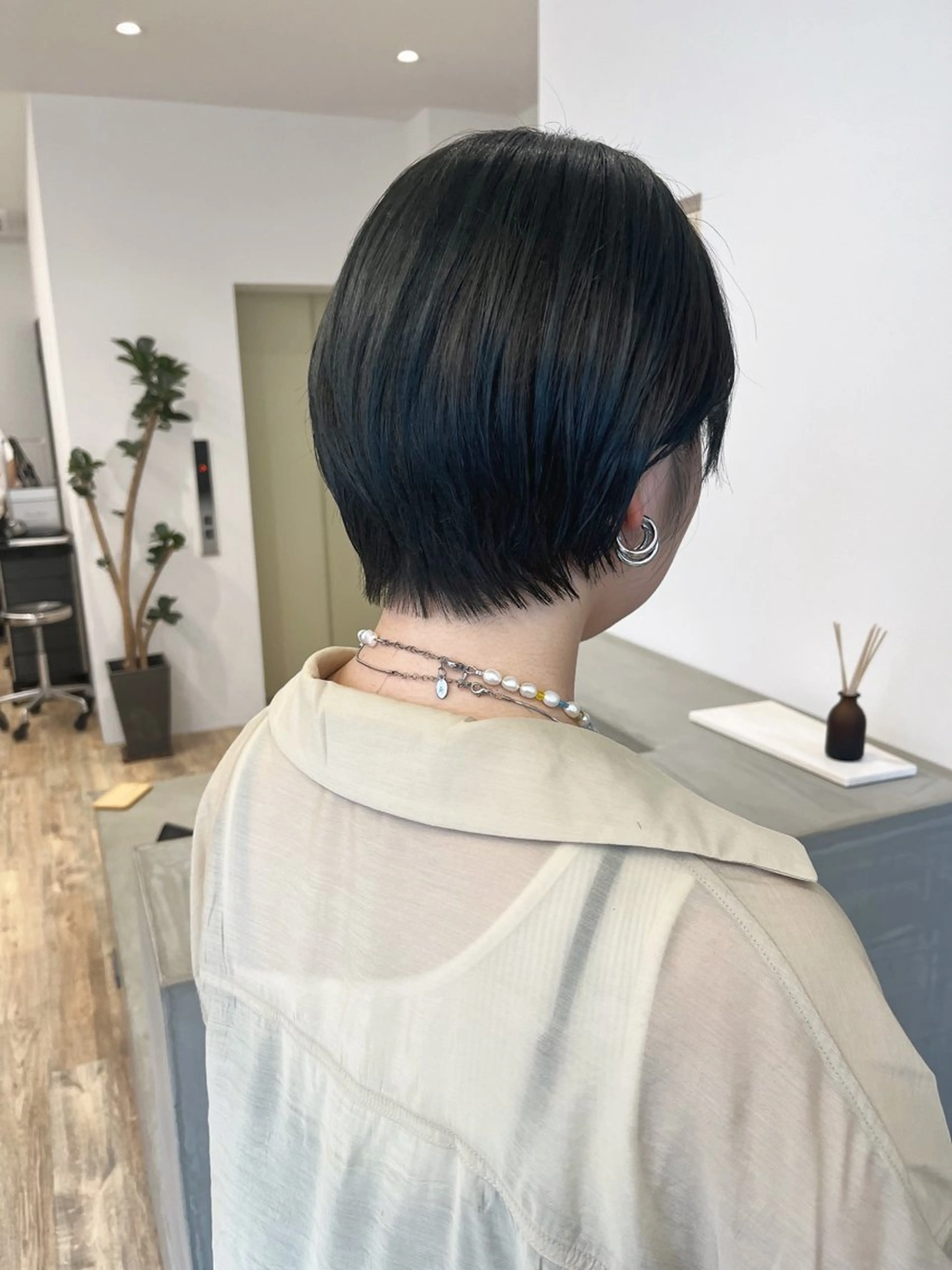 ショート 伸ばしかけ ショートヘア Say.FUKUOKA所属・⭐️ショートの匠⭐️ Say.岩井のヘアスタイル