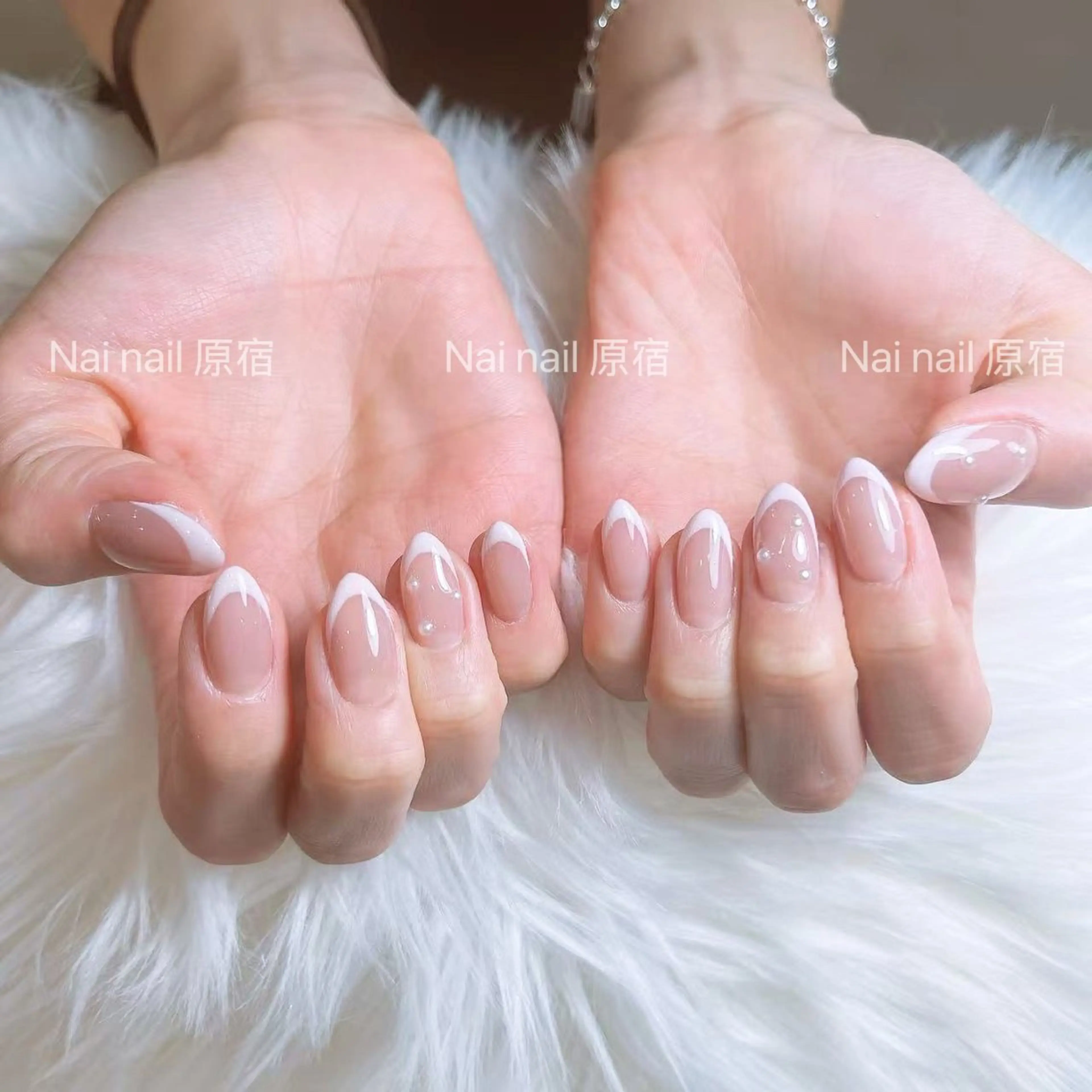 ネイル フレンチネイル ハンドネイル Unicorn Nail原宿表参道のネイルデザイン