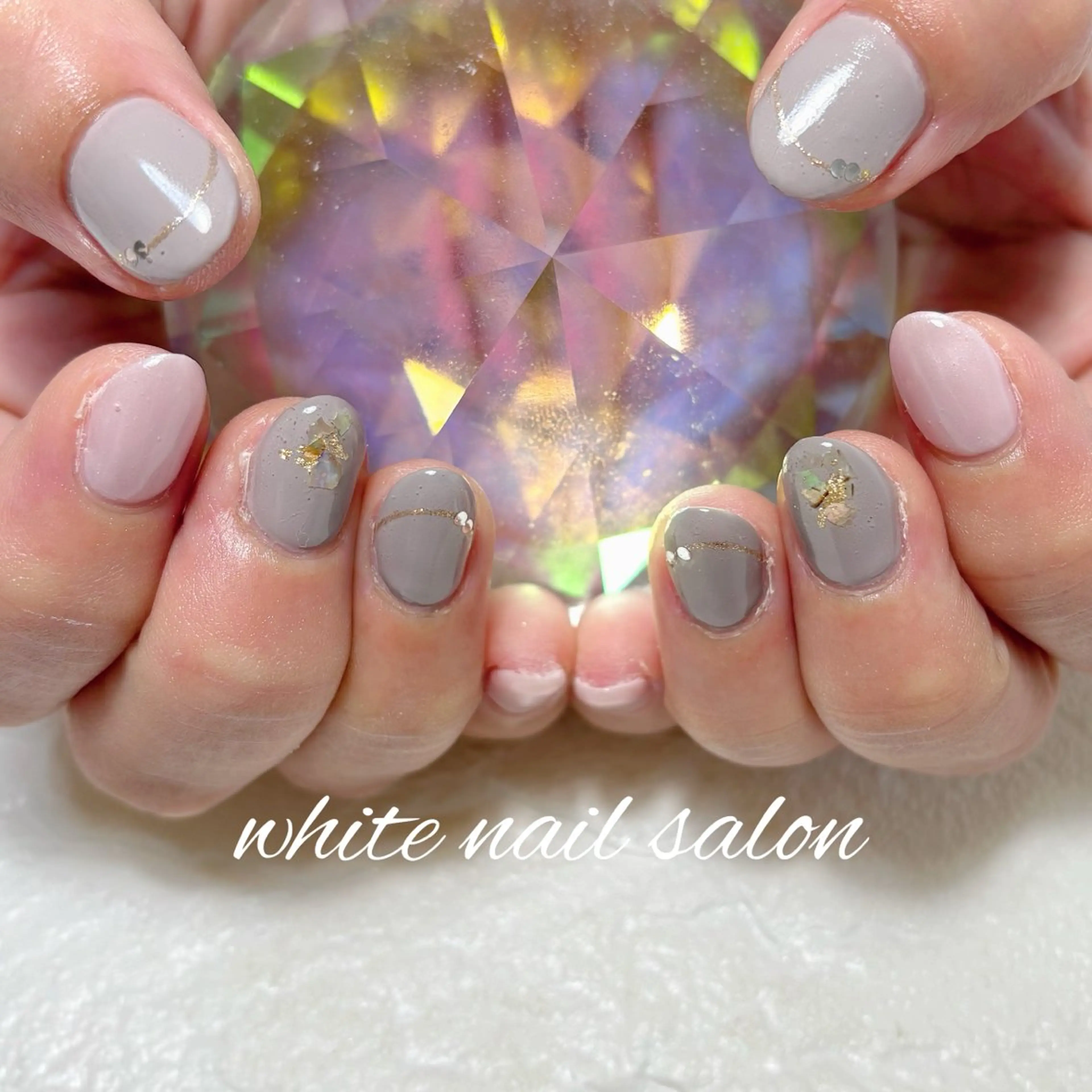 ネイル フットネイル ハンドネイル white nail salonのネイルデザイン