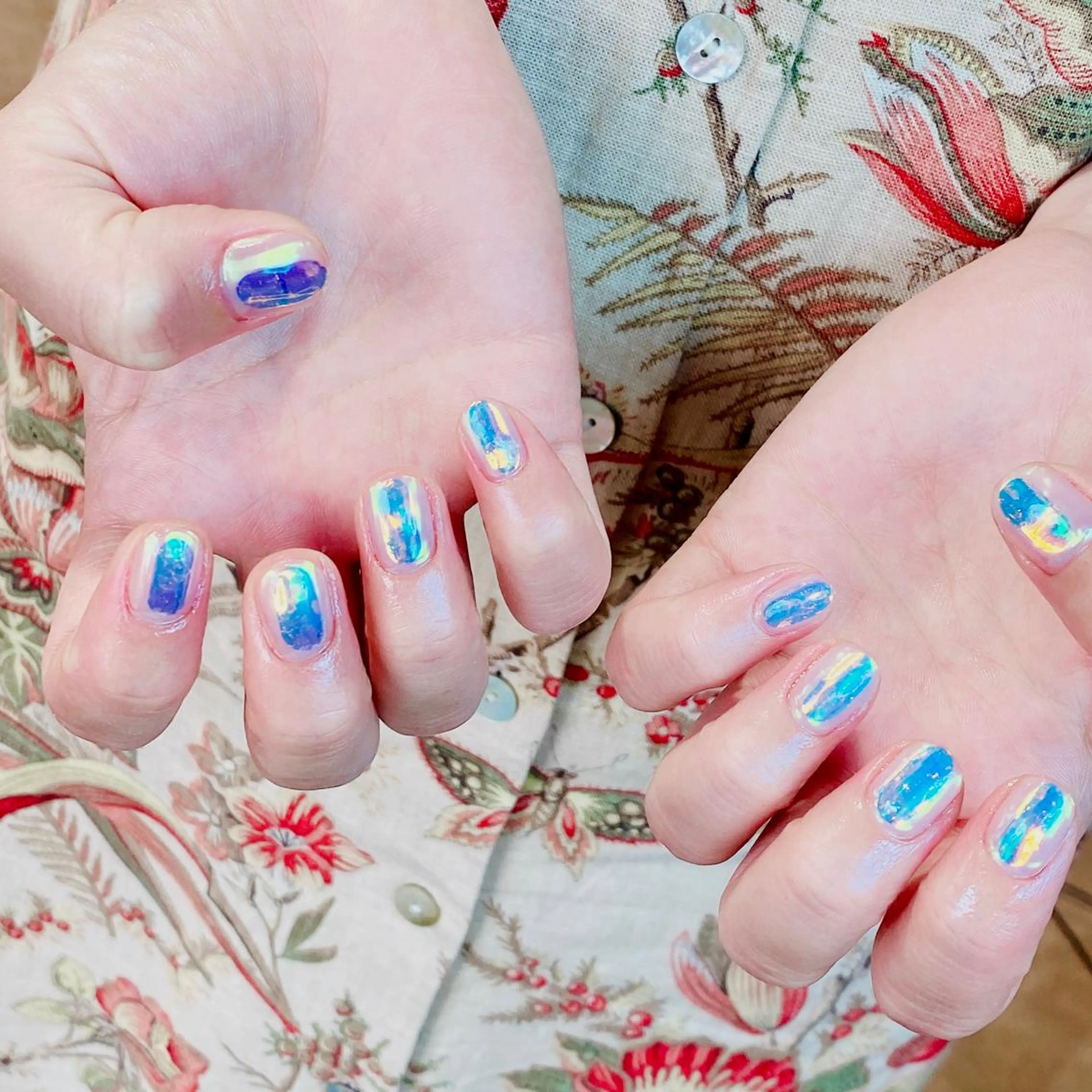 ネイル 氷ネイル・うるうるネイル sōko Hair&Nail Salon所属・megu  / sōko nailのネイルデザイン