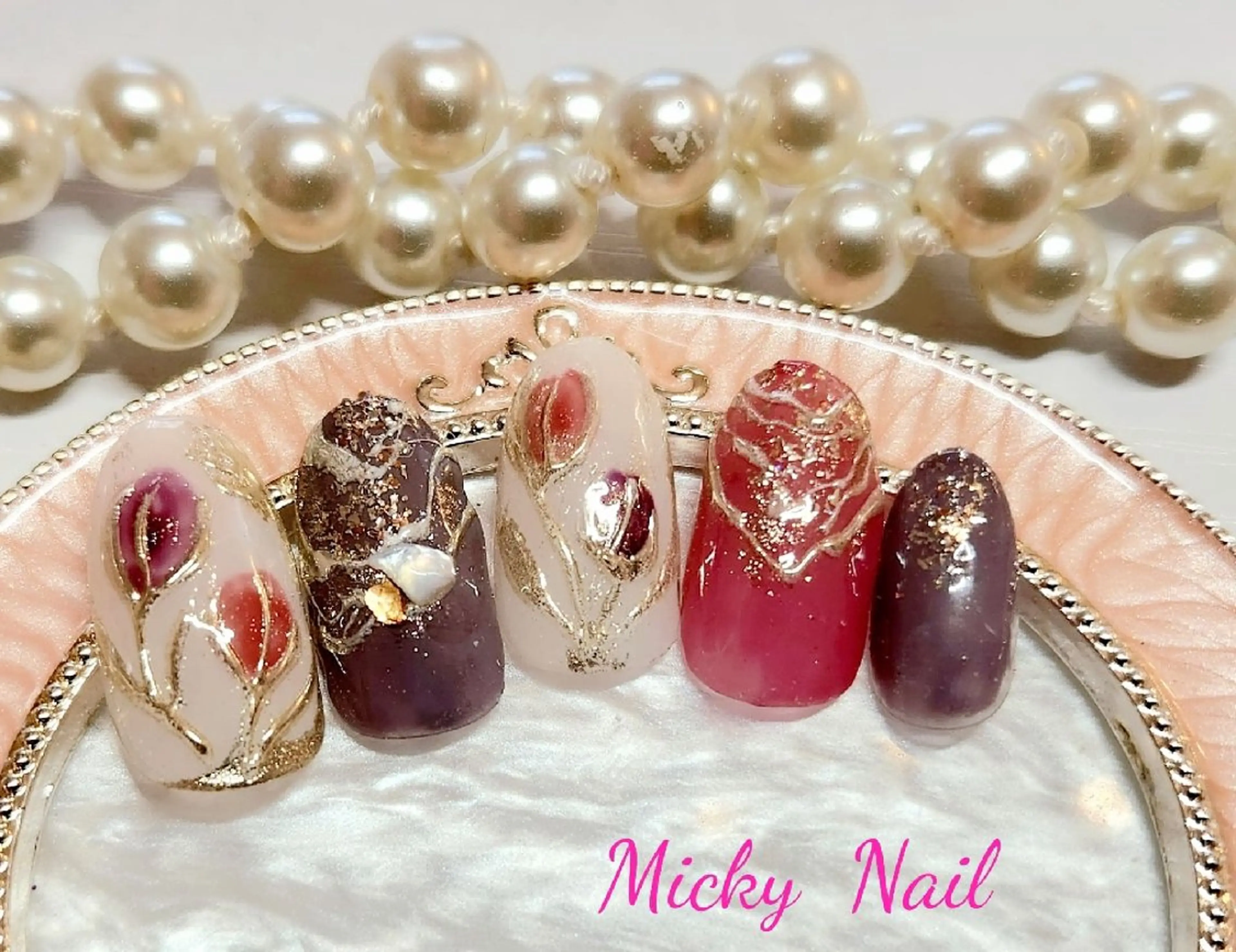 ネイル 春ネイル Micky nail chikushinoのネイルデザイン