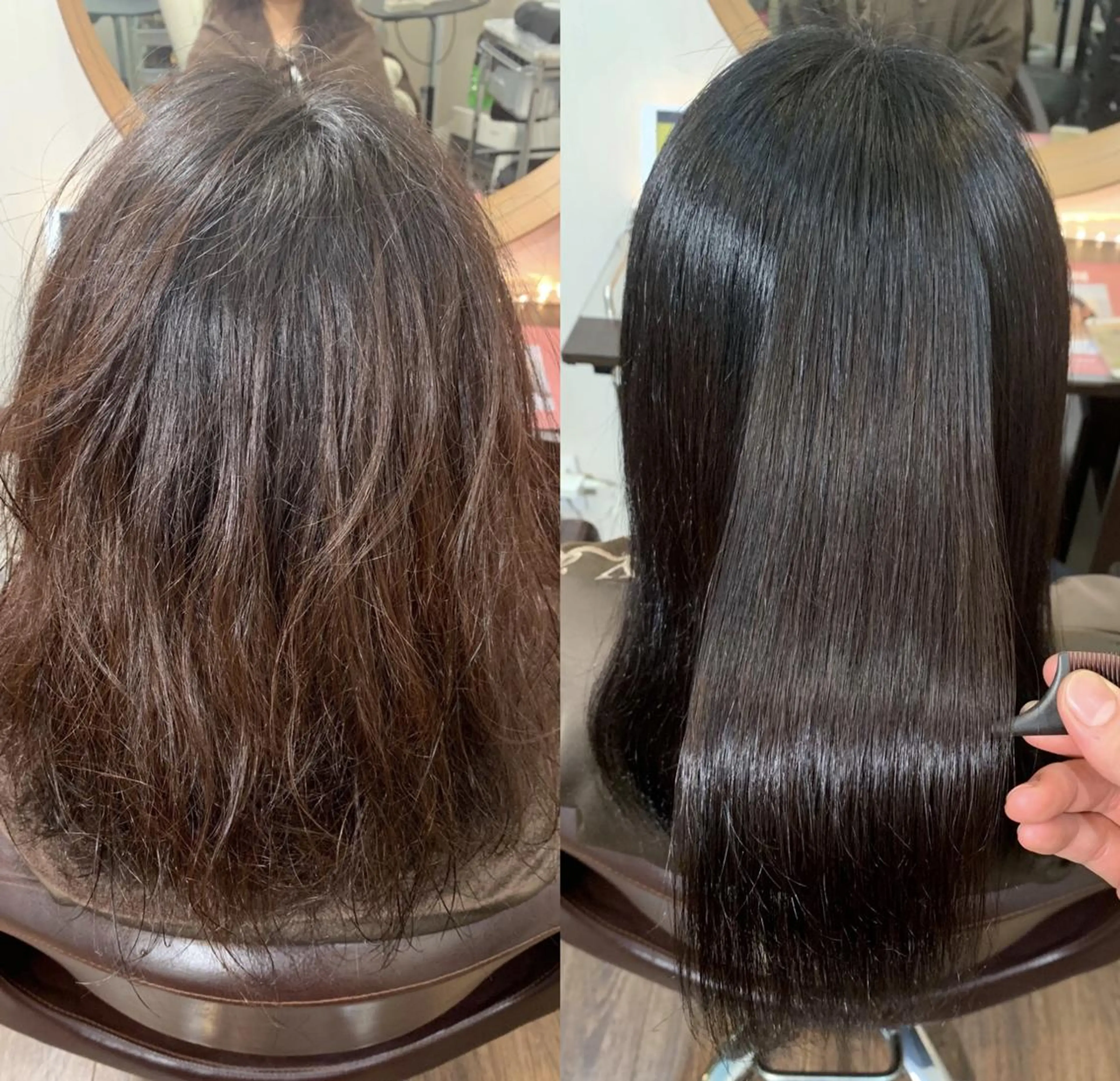 セミロング CALON 銀座 公式のヘアスタイル