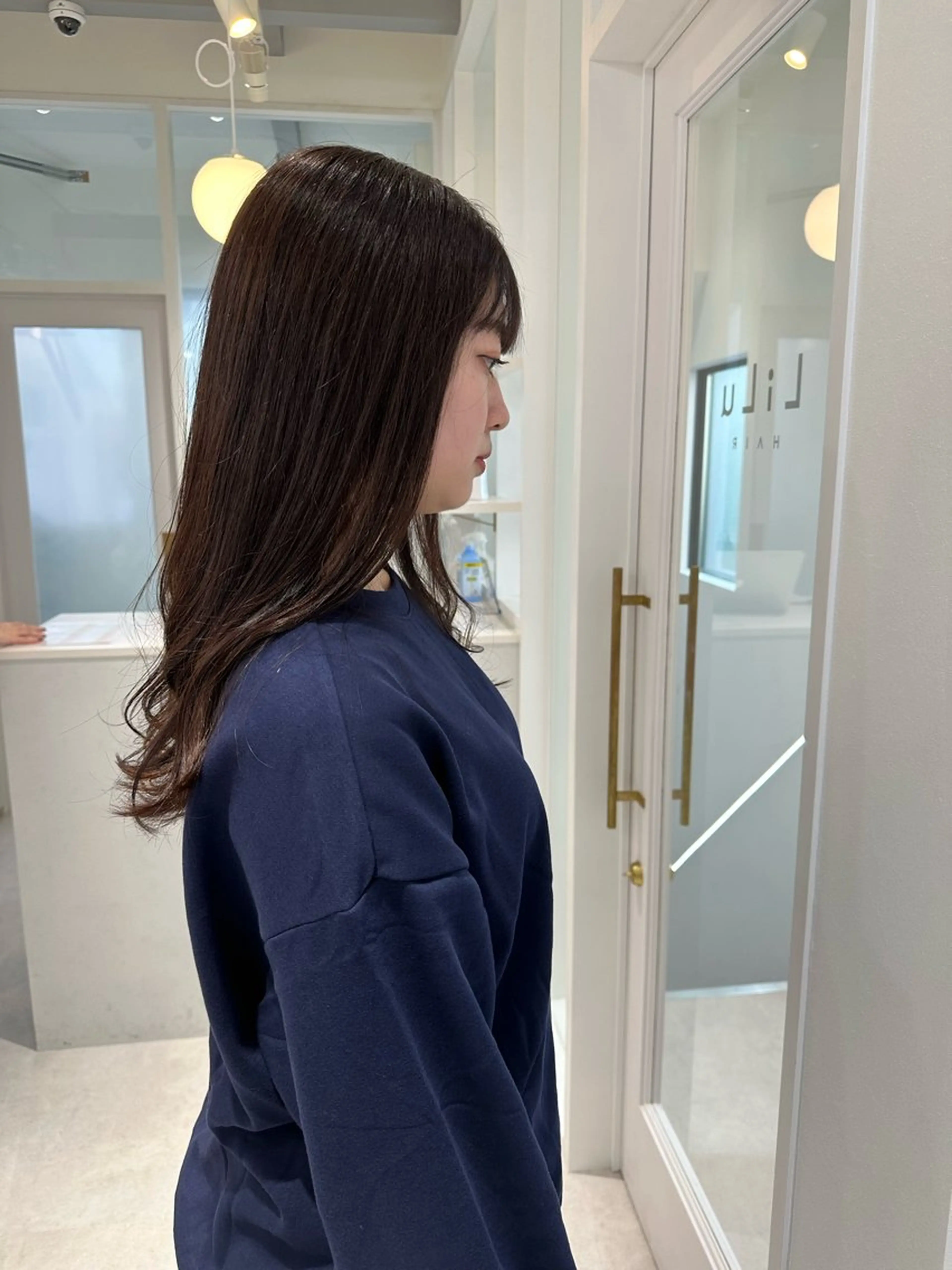 ミディアム カラー パーマ お洒落パーマ/ 艶カラー/michiのヘアスタイル