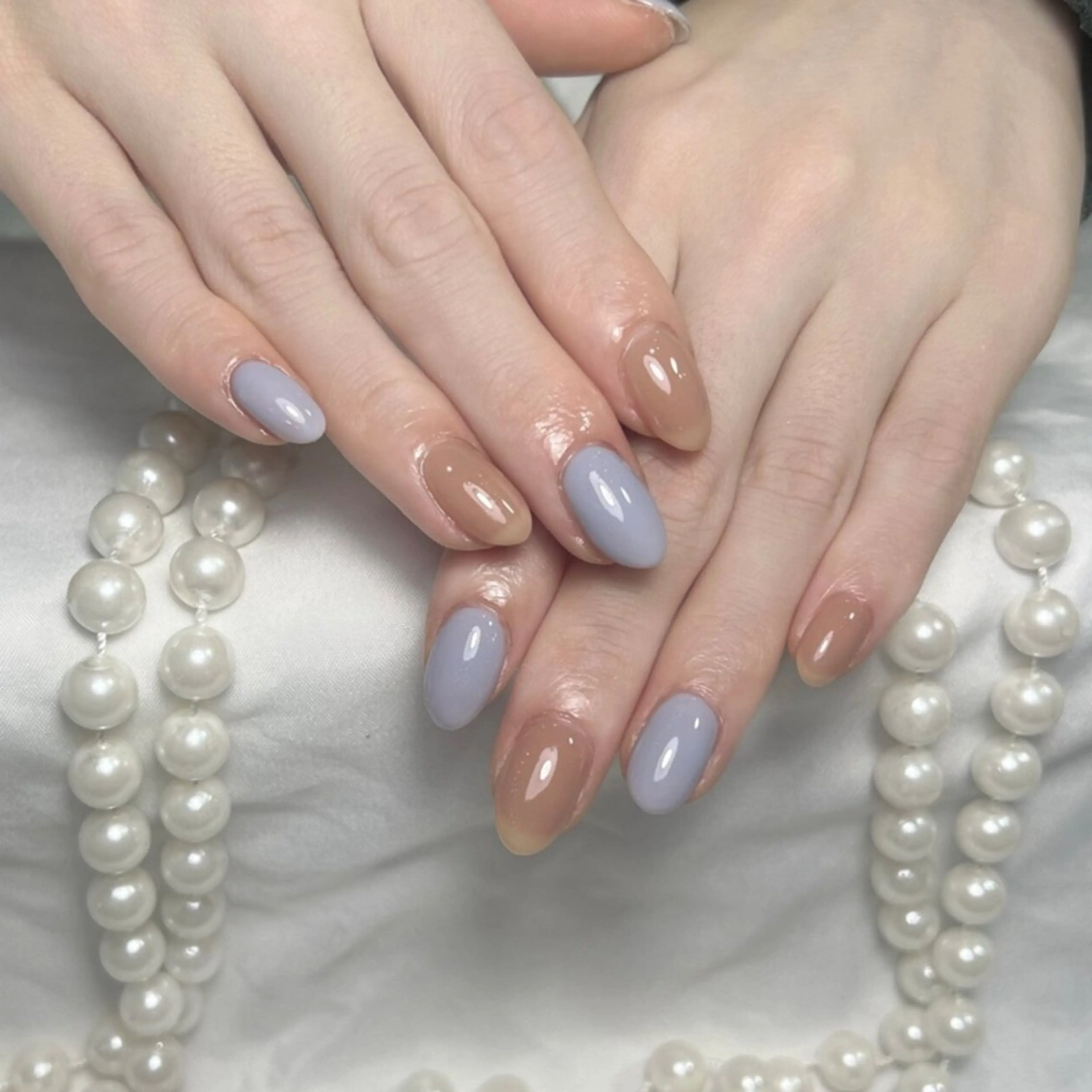 ネイル アートネイル フレンチネイル ジェルネイル グラデーション 韓国ネイル ハンドネイル 久保田 マリコのネイルデザイン