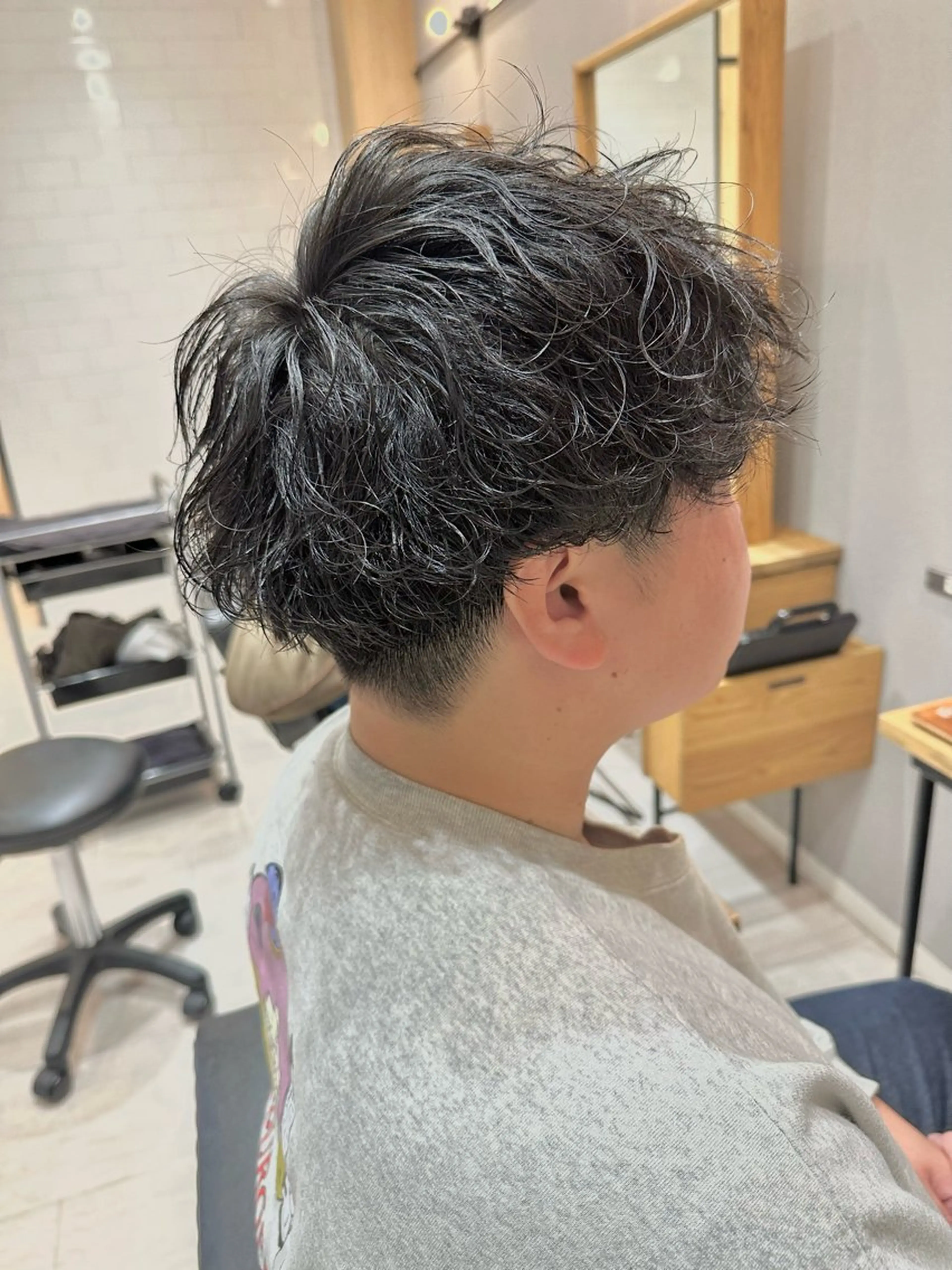 パーマ メンズ Ma hoのヘアスタイル