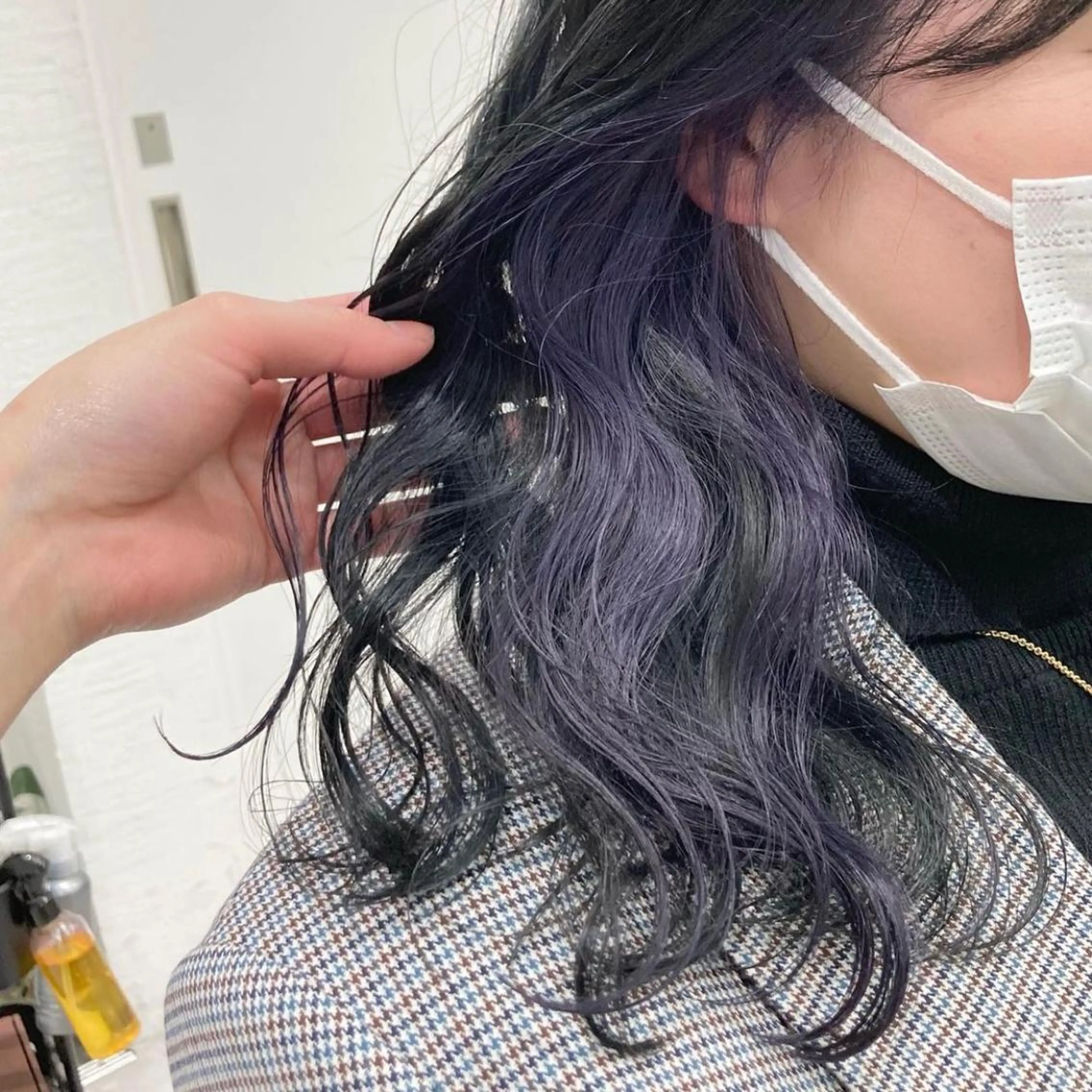 ミディアム アッシュ ピンクブラウン パープルカラー ボブ 学生 当日予約大歓迎💕/ Chisatoのヘアスタイル