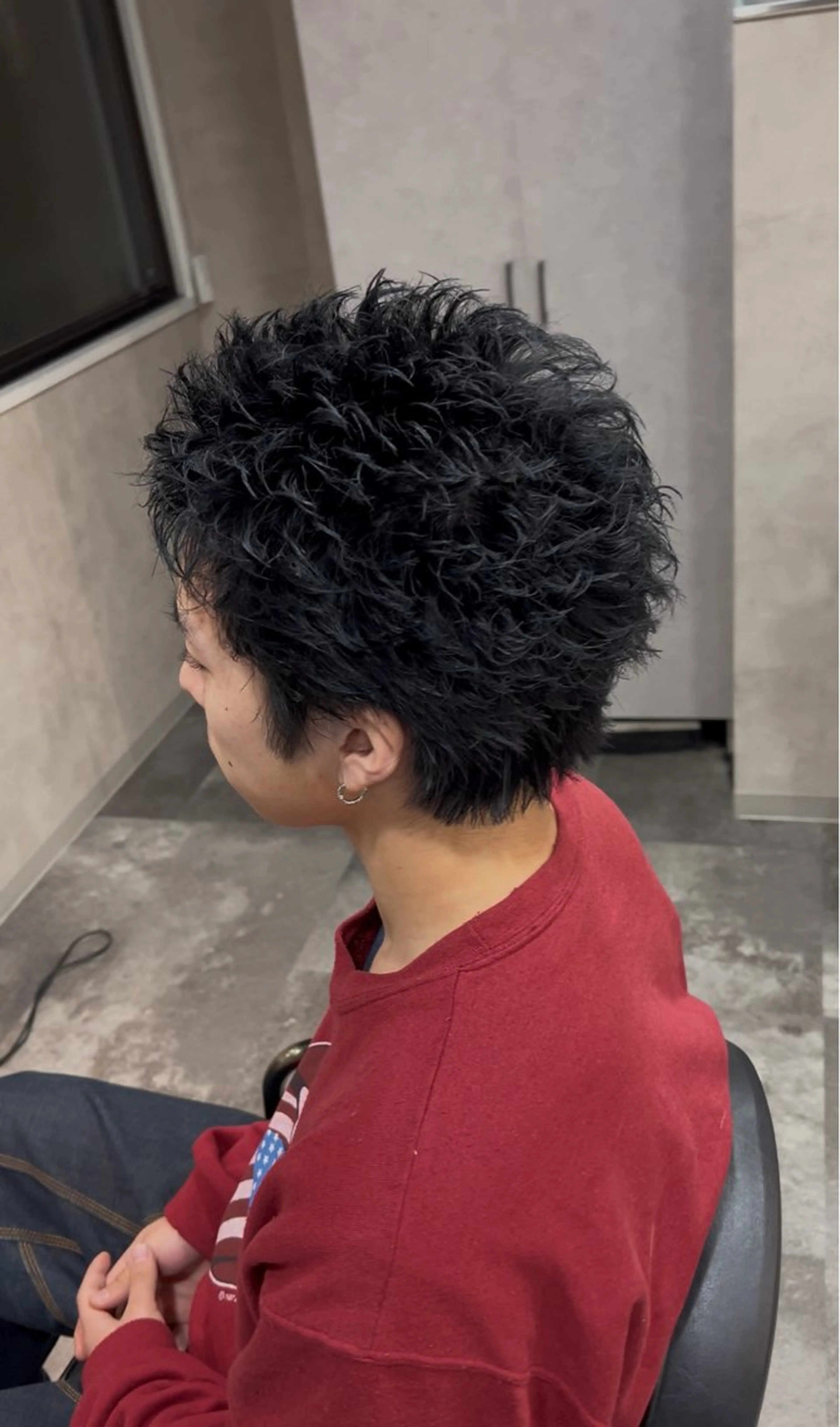 ショート パーマ ヘアアレンジ メンズ カット パーマ メンズ特化/カラー/ パーマ/ケイシンのヘアスタイル