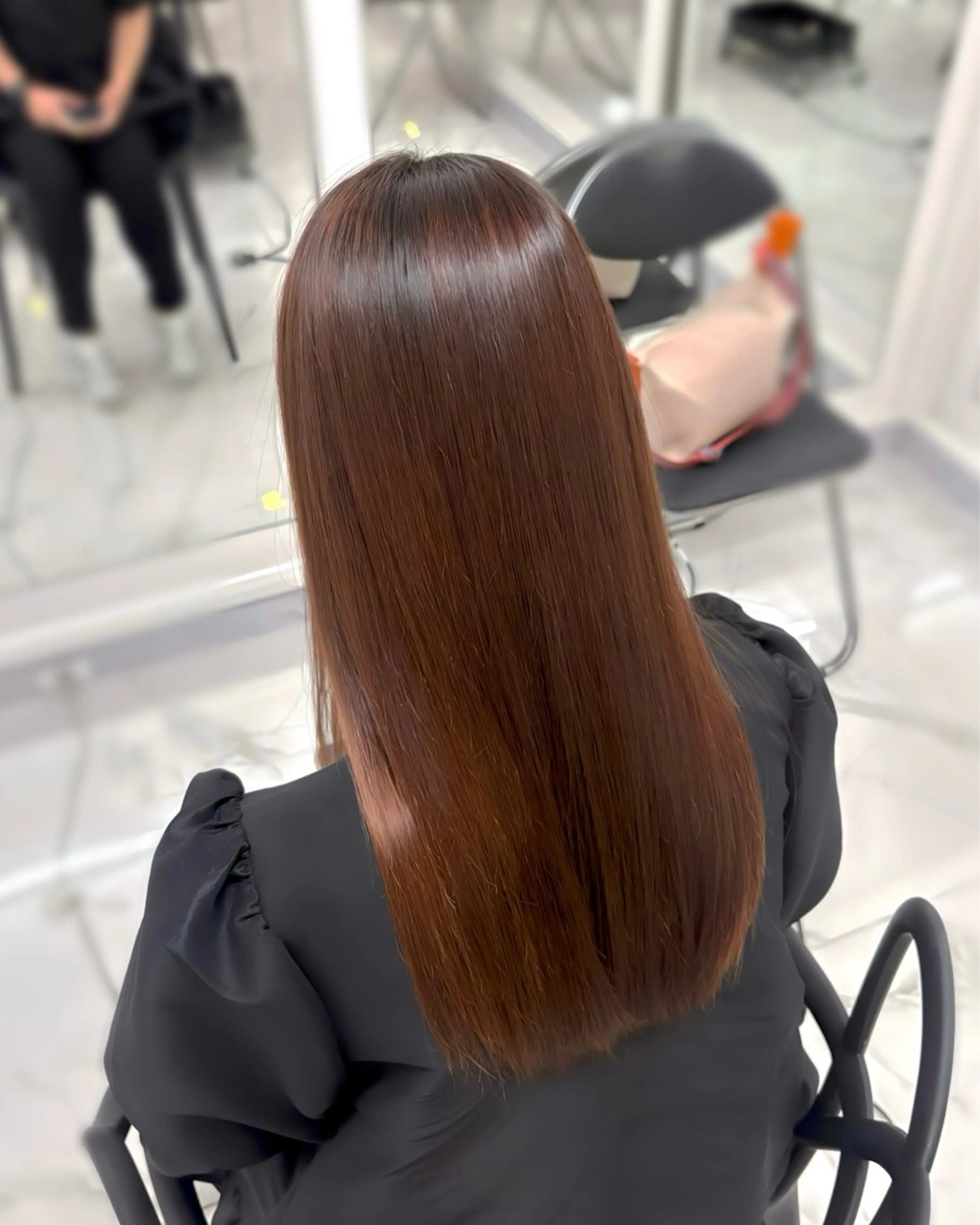 ロング 縮毛矯正 ＫＡＮＡ/京都烏丸 🎀🫧のヘアスタイル