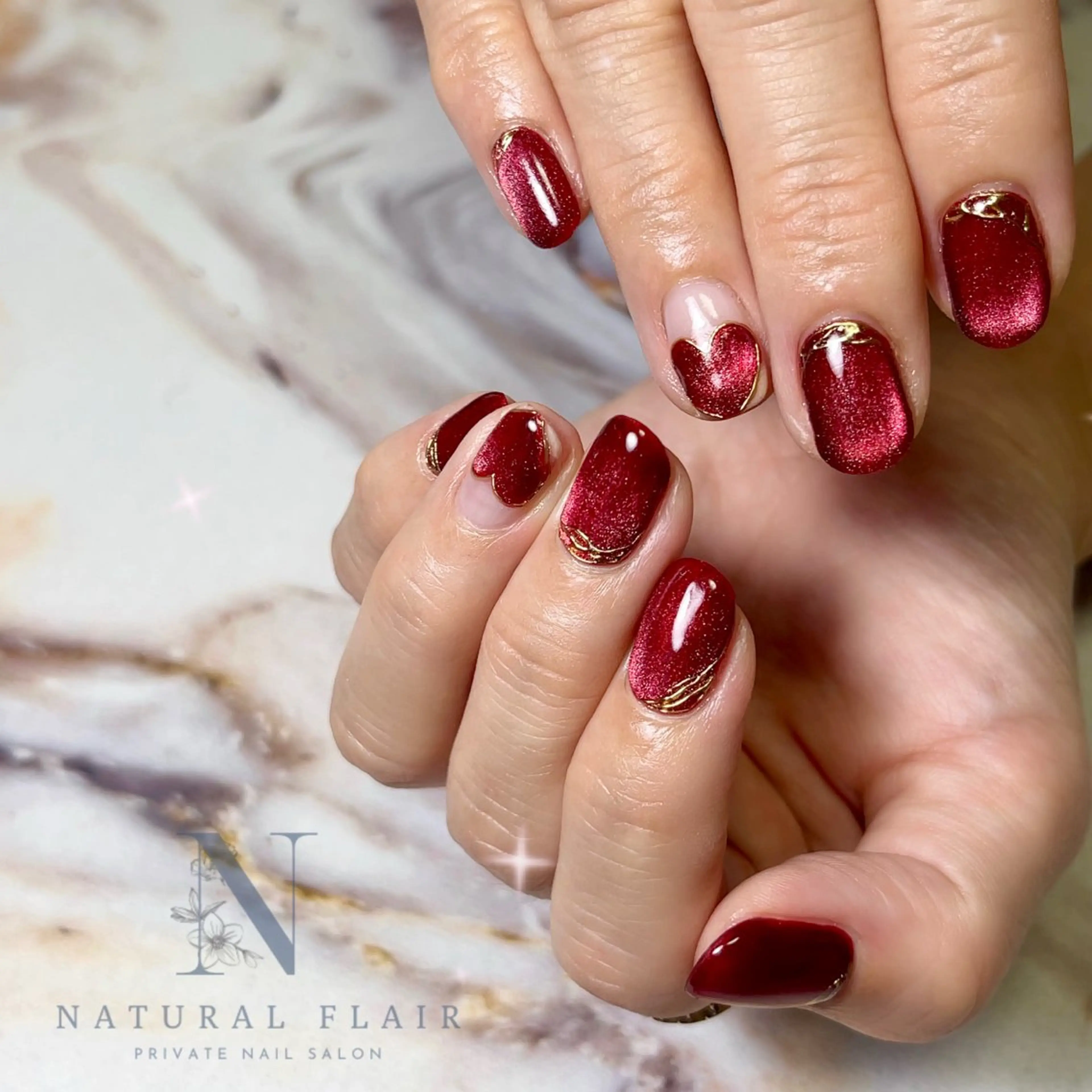ネイル ハンドネイル natural flairのネイルデザイン
