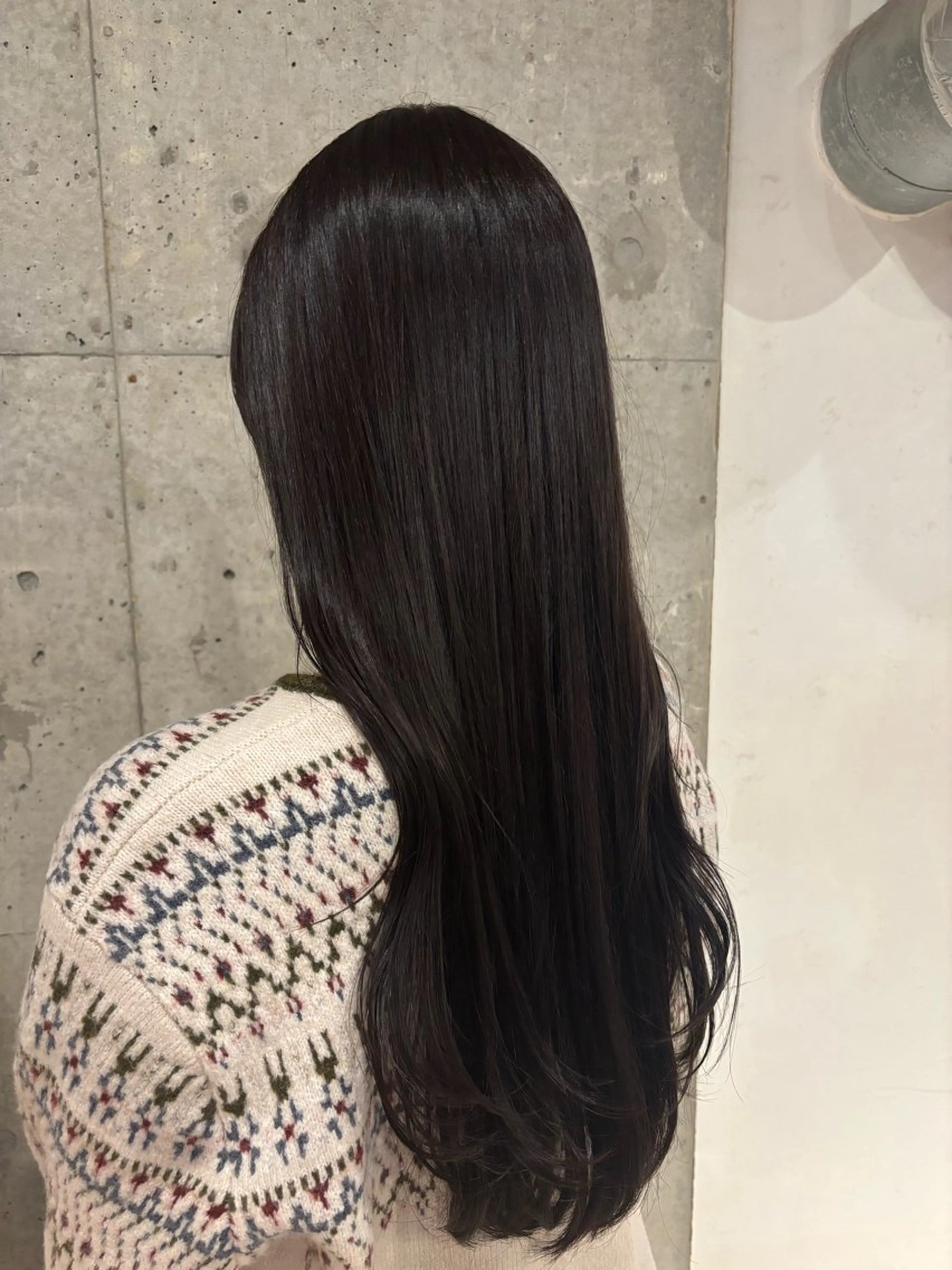 ロング ヘアカラー トリートメント 透明感カラー🤎/ ツヤカラー/さくらのヘアスタイル