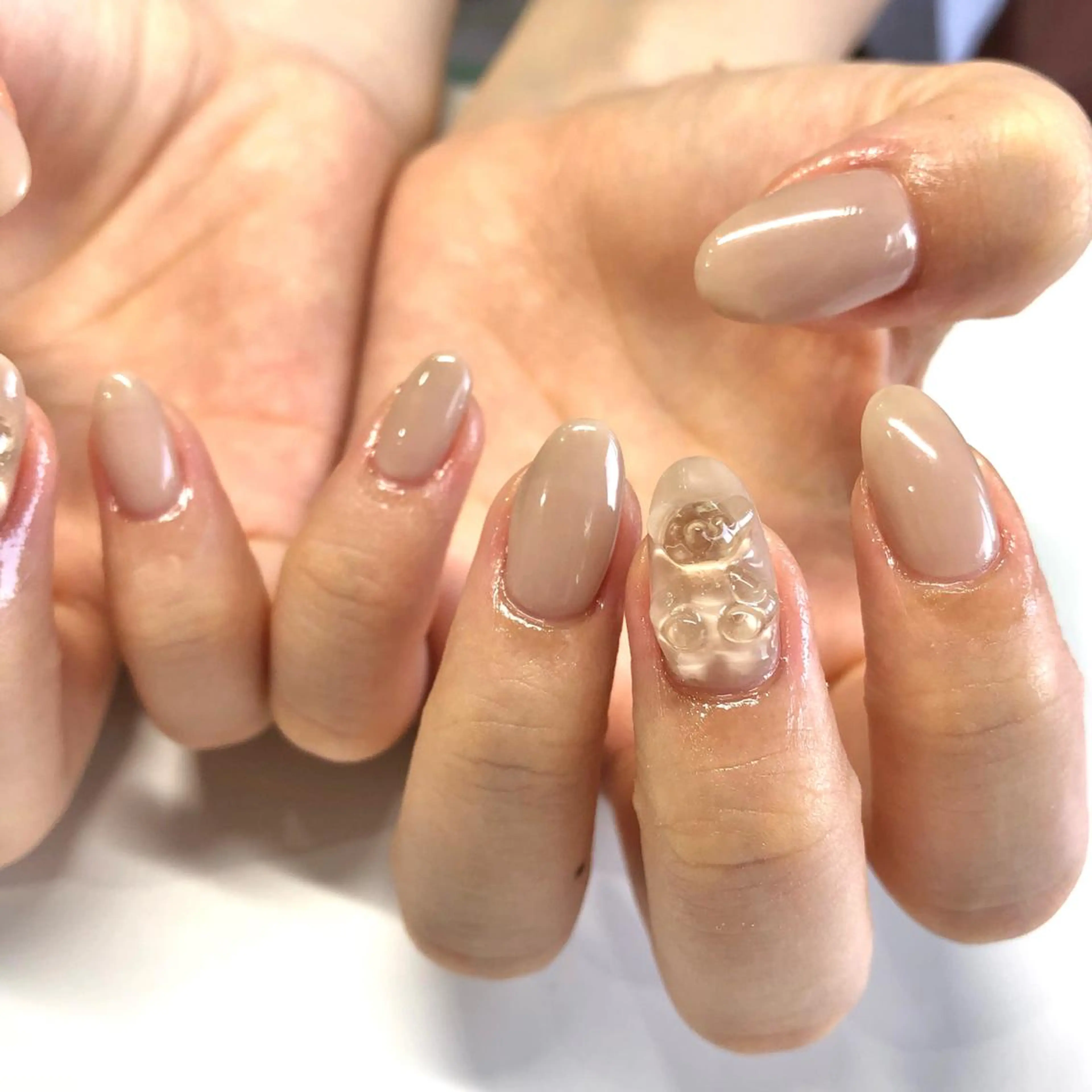 ネイル クリアネイル ハンドネイル Nail Salon Spring St.【スプリングストリート】所属・Nail Salon Spring St.のネイルデザイン