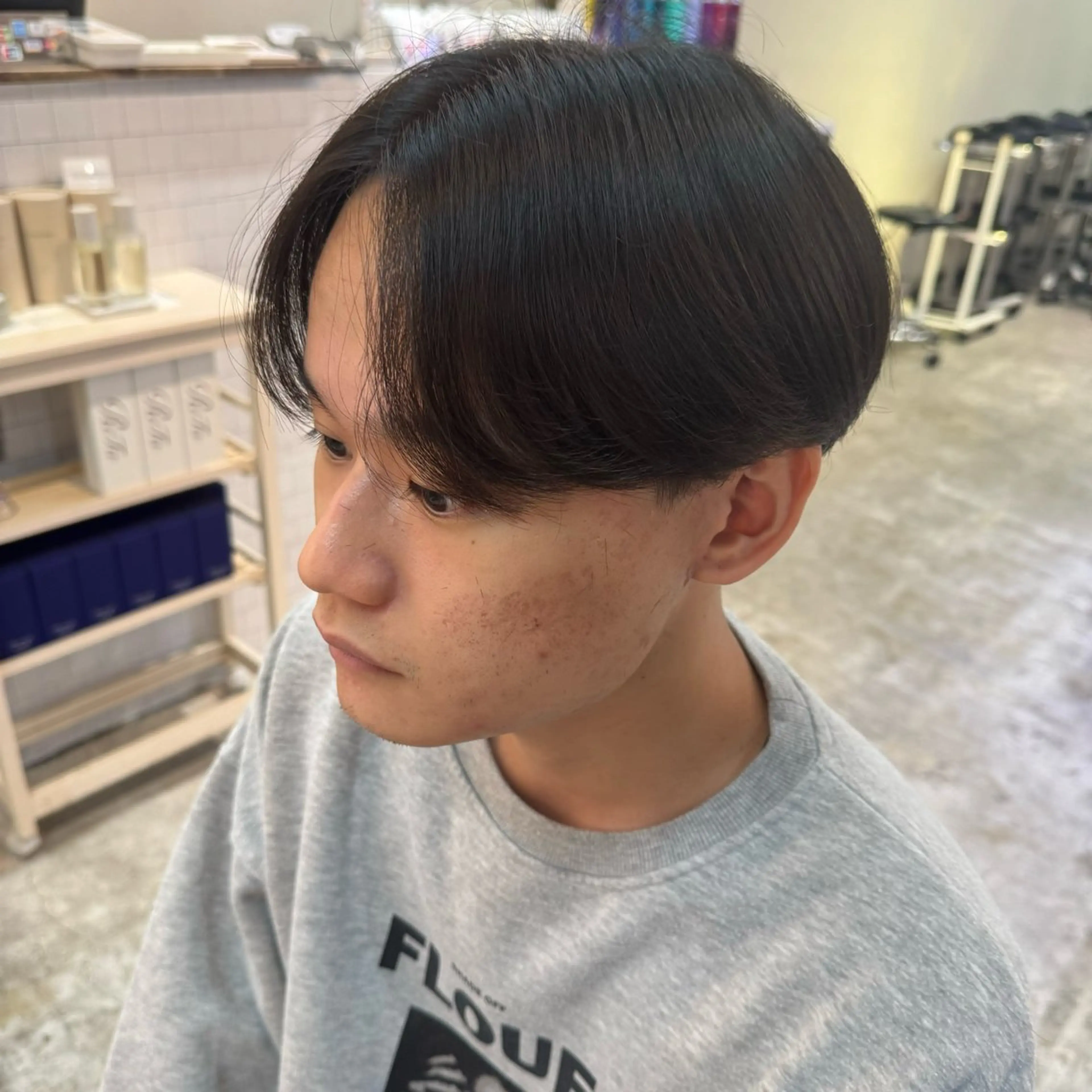 メンズ フェザーパーマ🌙 毛流れ yuzukiのヘアスタイル