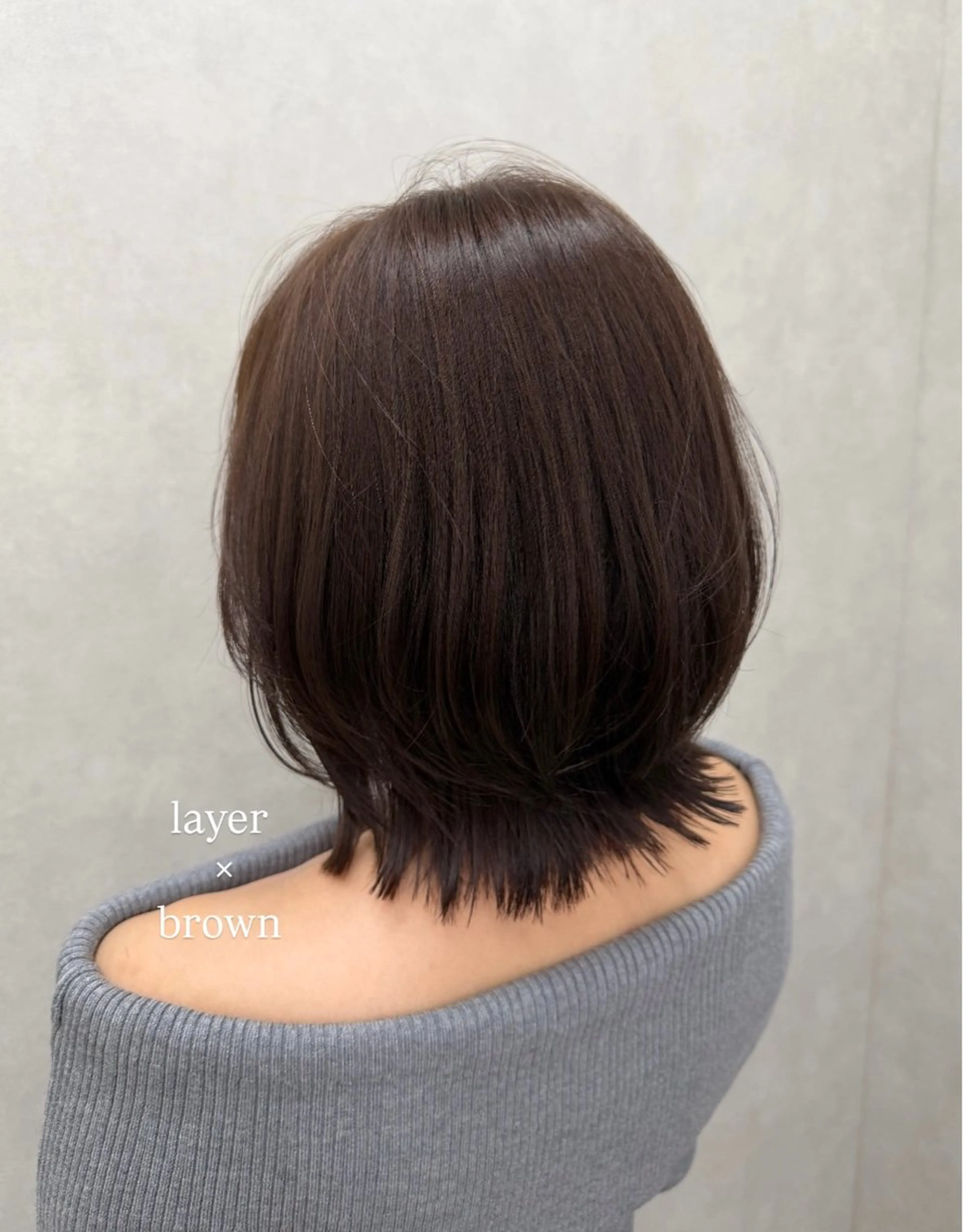 ショート カラー ブラウンカラー レイヤーカット カット ヘアカラー トリートメント 🇰🇷韓国スタイル レイヤー/ayanaのヘアスタイル