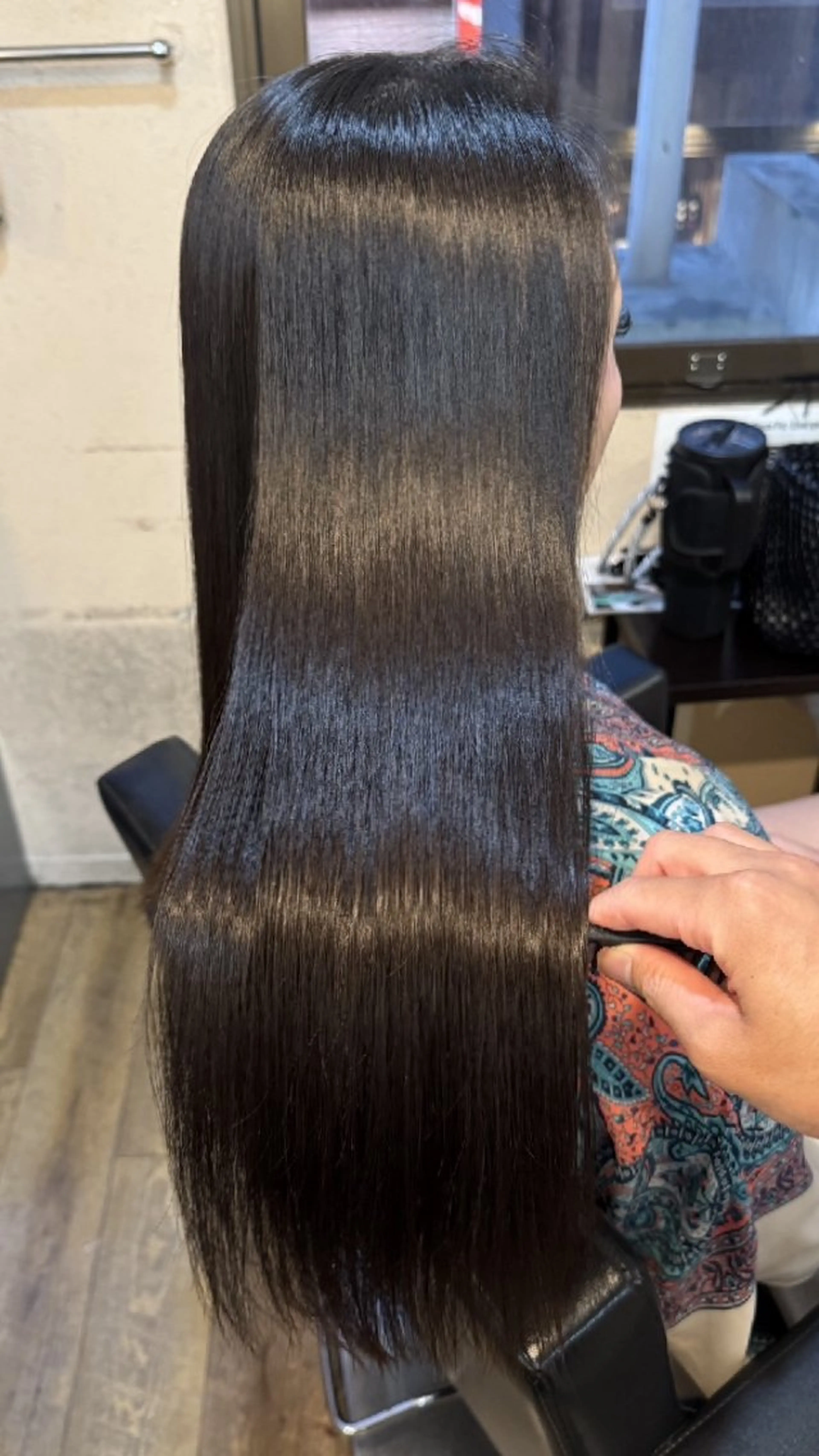 パーマ ロング 髪質改善 トリートメント ストレートパーマ ヘアカラー ヘッドスパ SevenQuarter所属・セブン クォーターのヘアスタイル