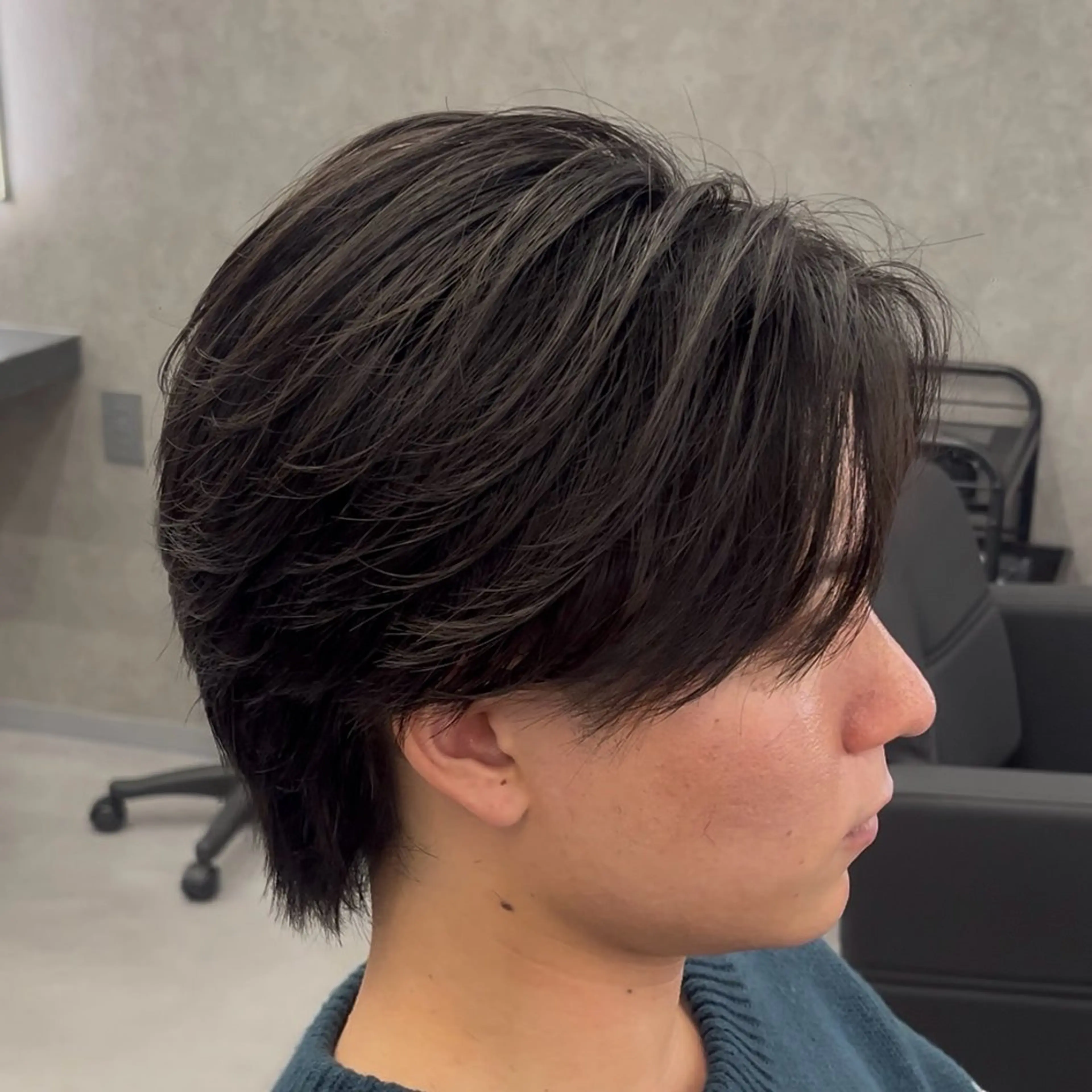 ショート パーマ ヘアアレンジ メンズ メンズパーマ ニュアンスパーマ カット パーマ 札幌メンズ特化/ RIKUのヘアスタイル