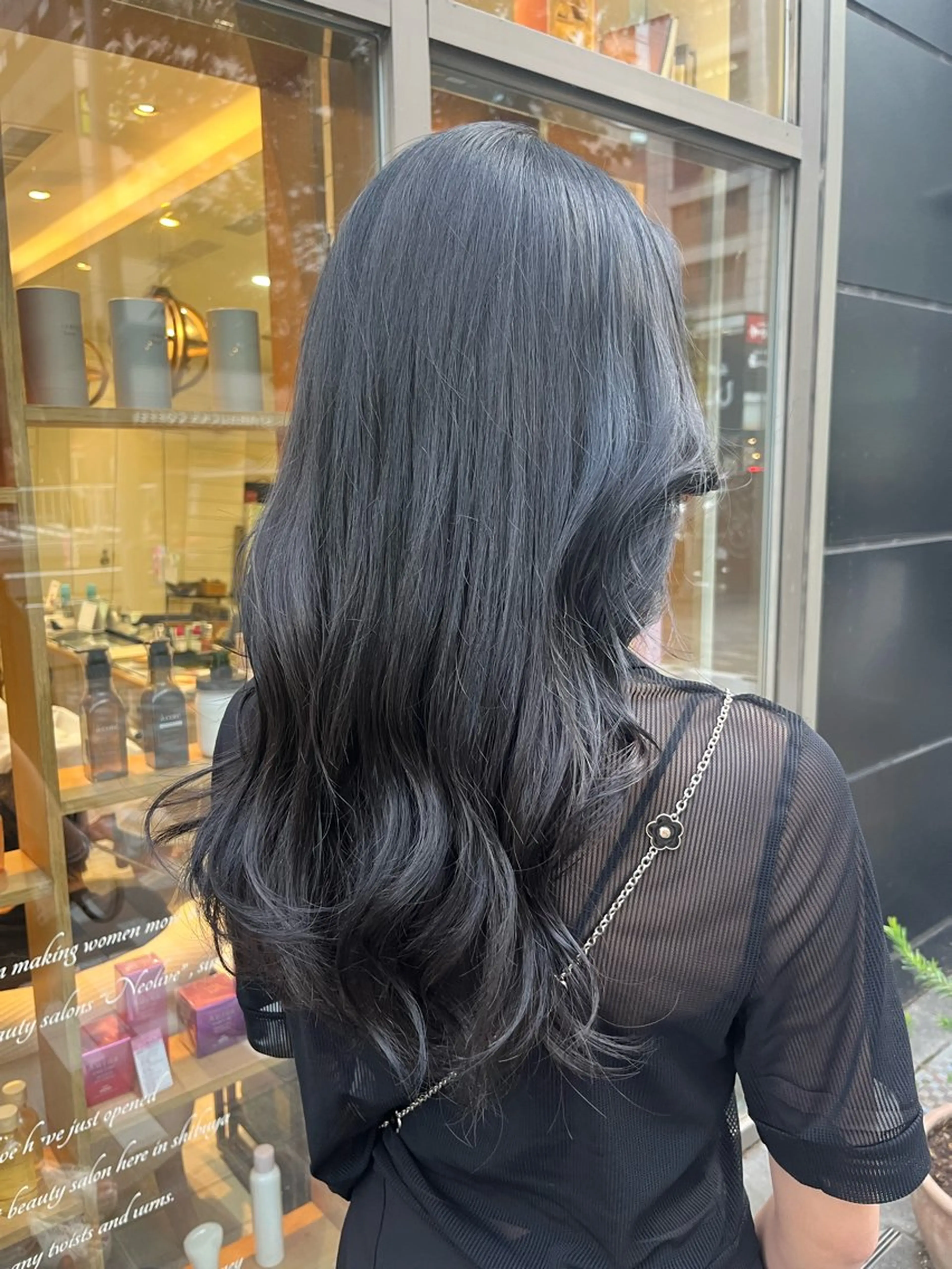 ロング ヘアカラー トリートメント ゆもとまひろ🫧 渋谷/メンズパーマのヘアスタイル