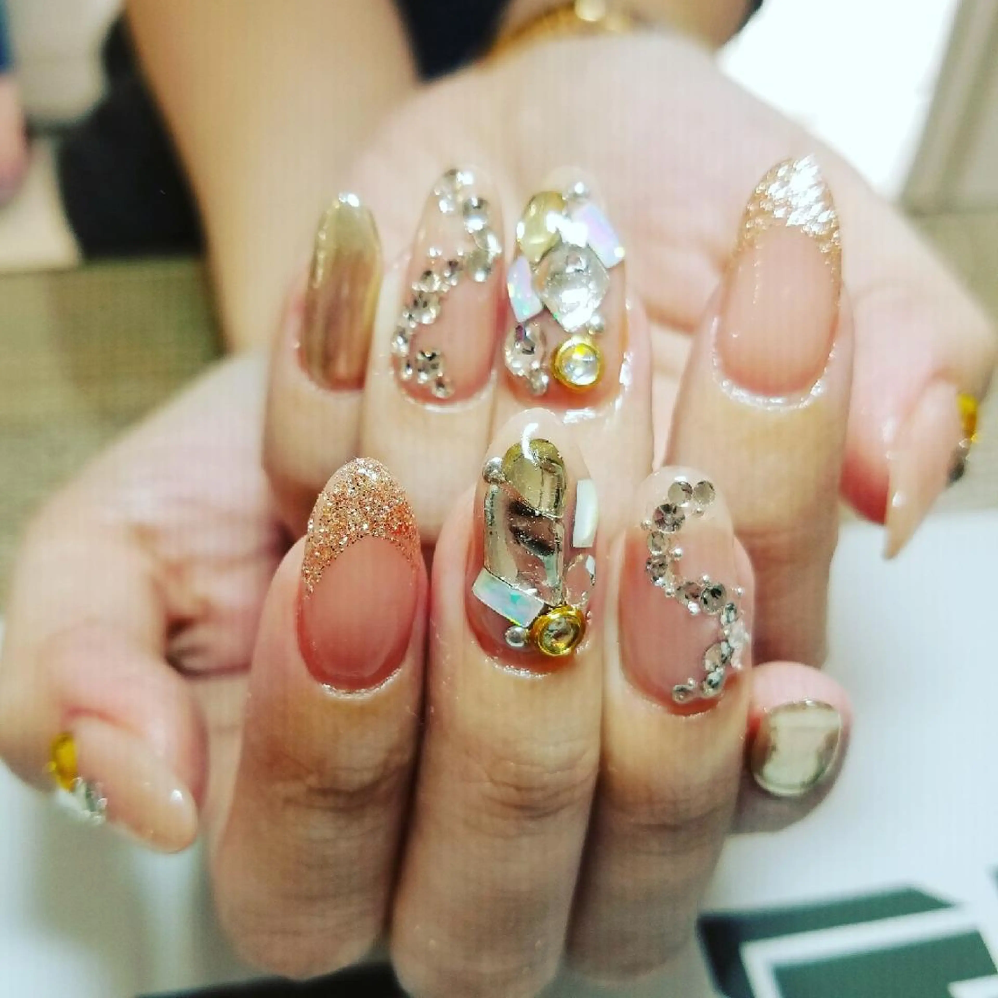 ネイル ハンドネイル JuniNail韓国 ネイリストsuのネイルデザイン
