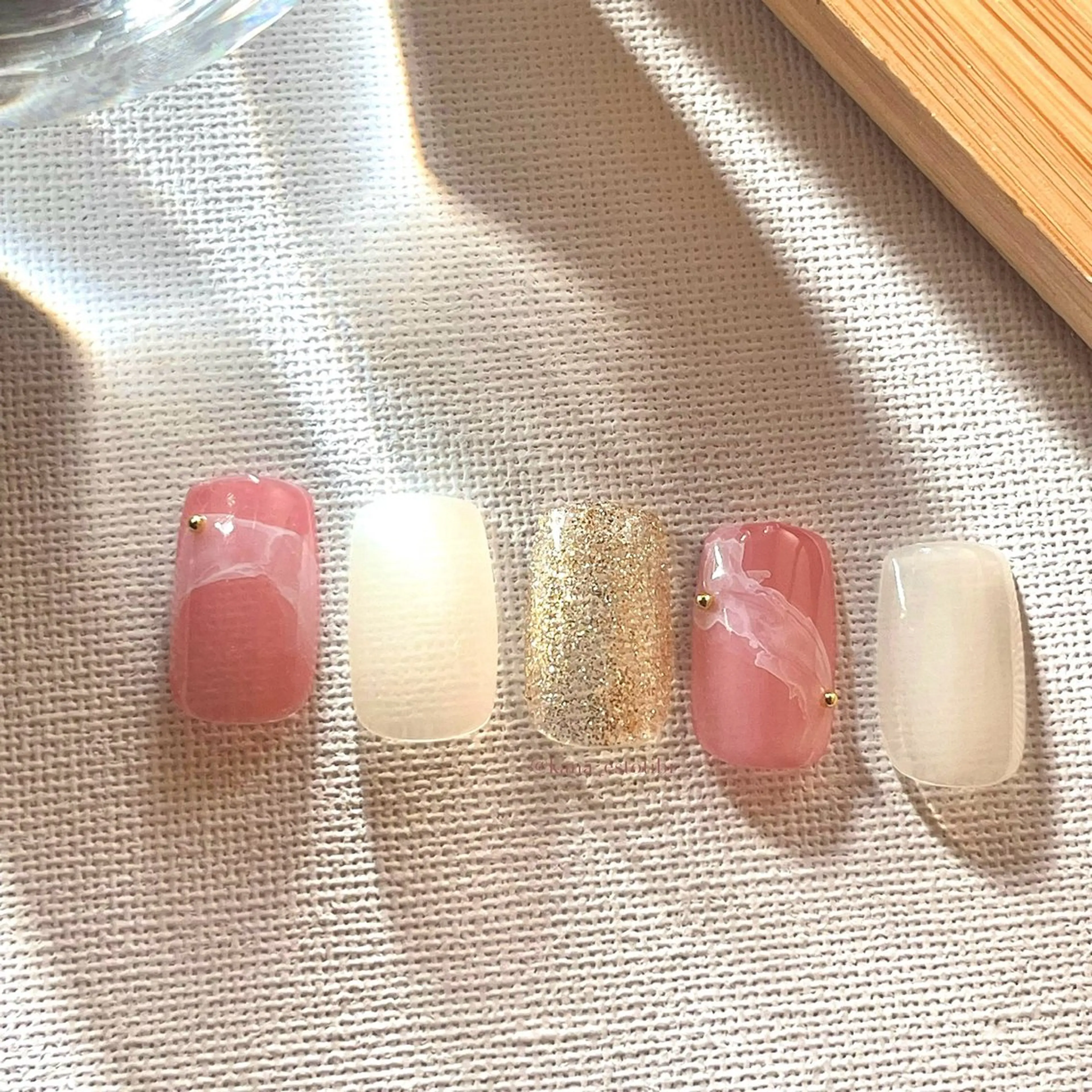 ニュアンスネイル💅🏻ピンクベースで春っぽく🌸の写真