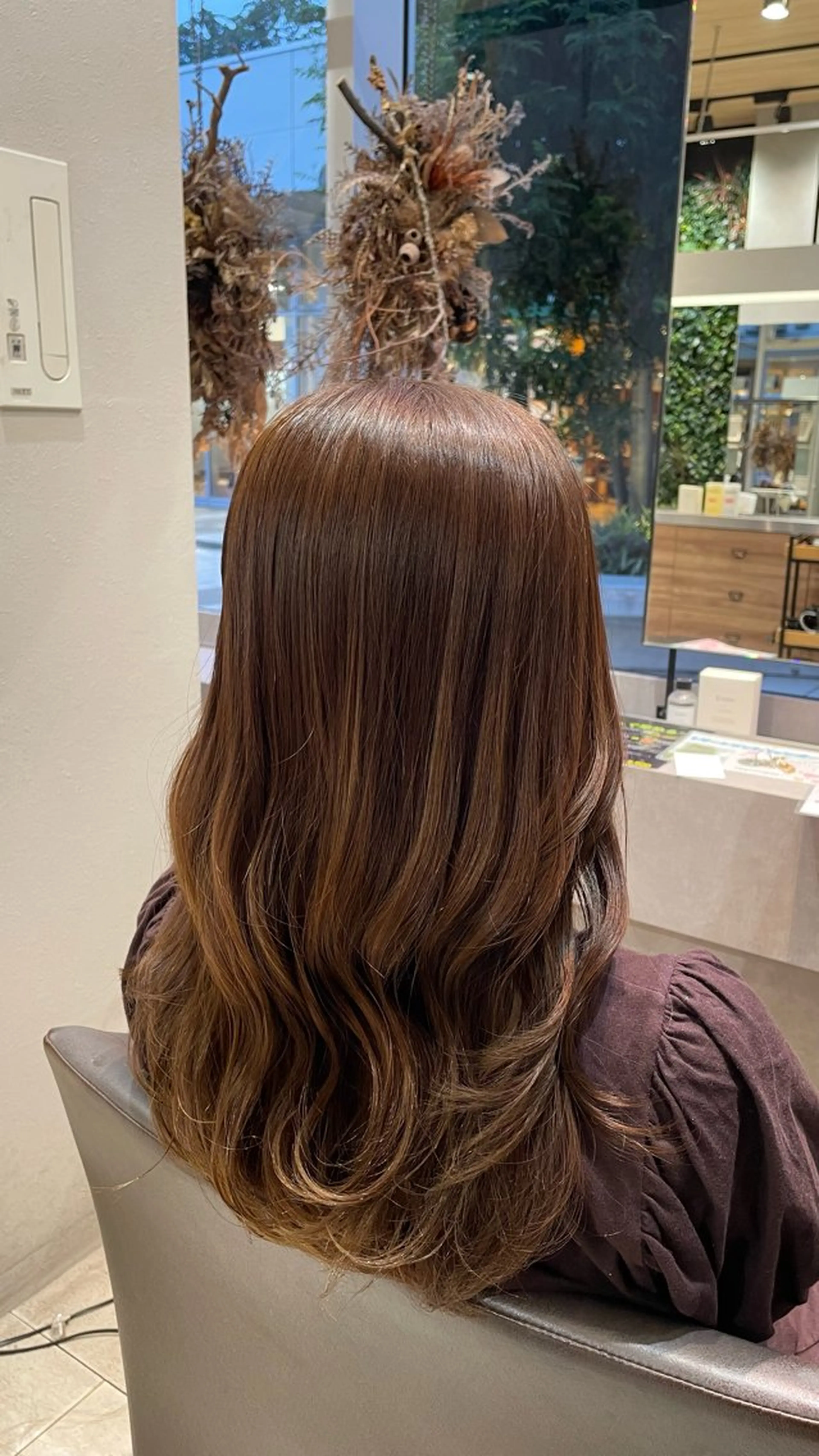 セミロング カット ヘアカラー Lolonois 森ノ宮/RINのヘアスタイル