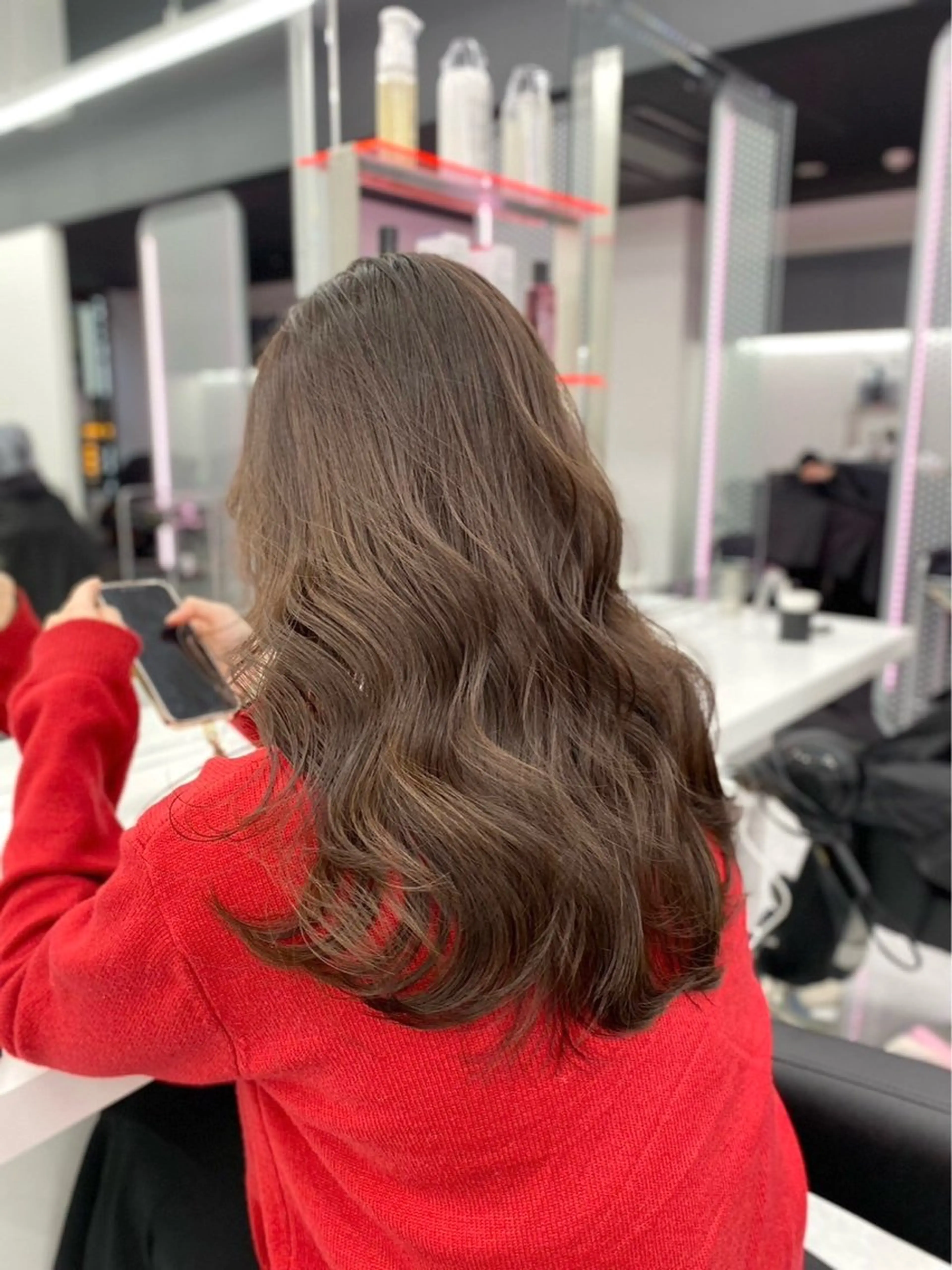 ミディアム ヘアカラー 髪質改善ツヤ髪✨ hiromuのヘアスタイル