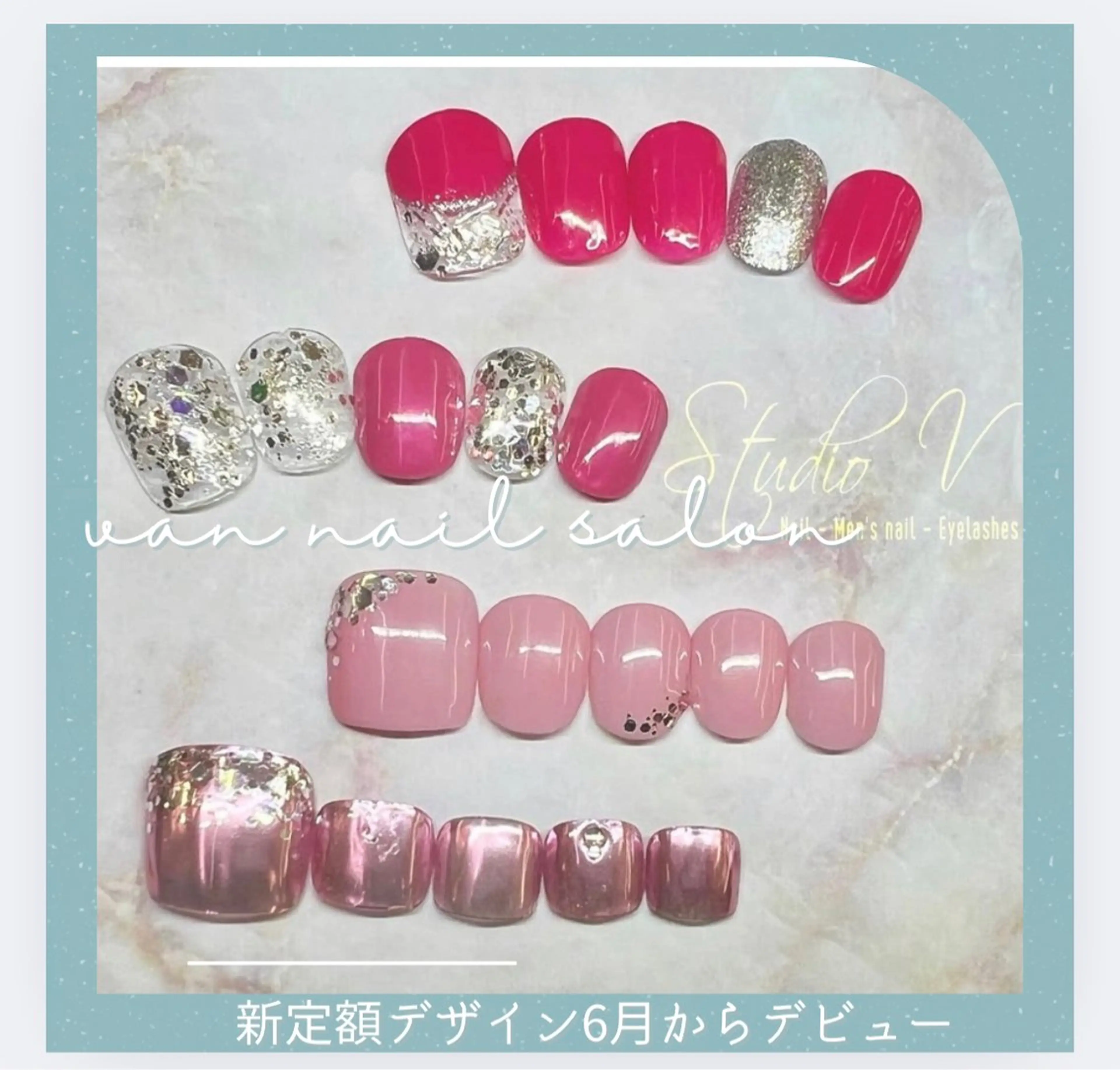 ネイル フットネイル Van Nail 本厚木店所属・Van Nail Salonのネイルデザイン