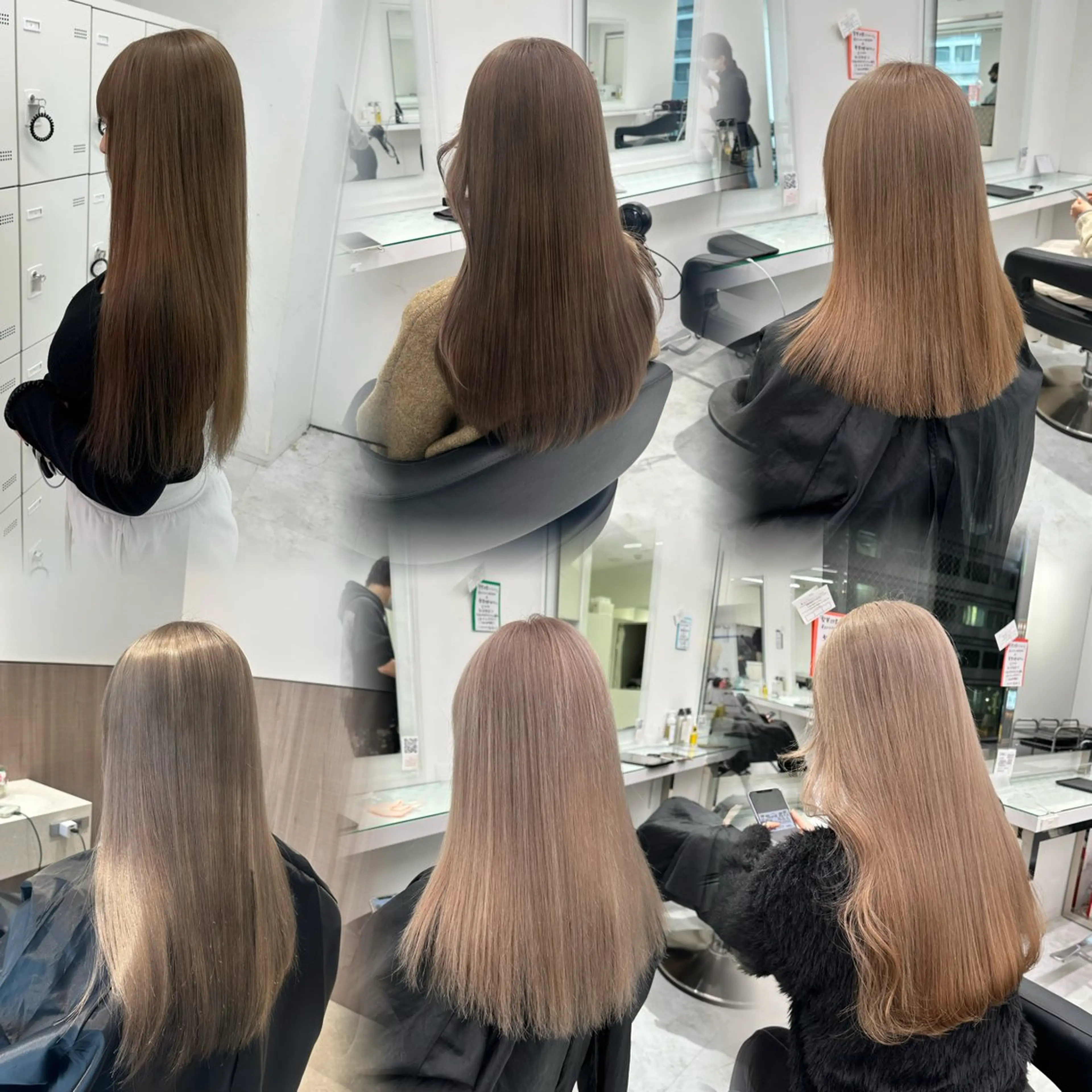カラー マンツーマン/原宿/ 透明感カラー⭐️のヘアスタイル