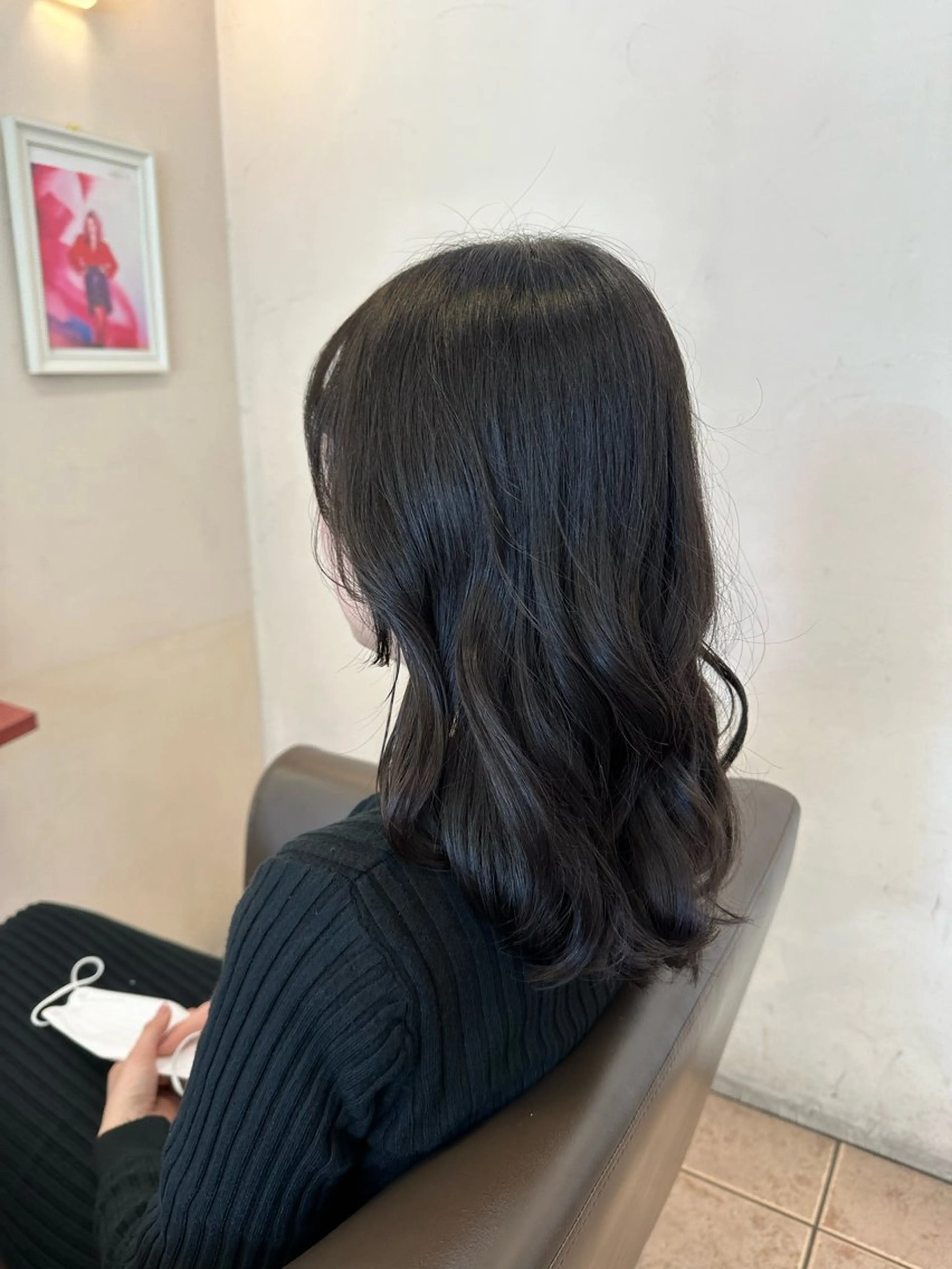 ミディアム 福山 凪沙のヘアスタイル
