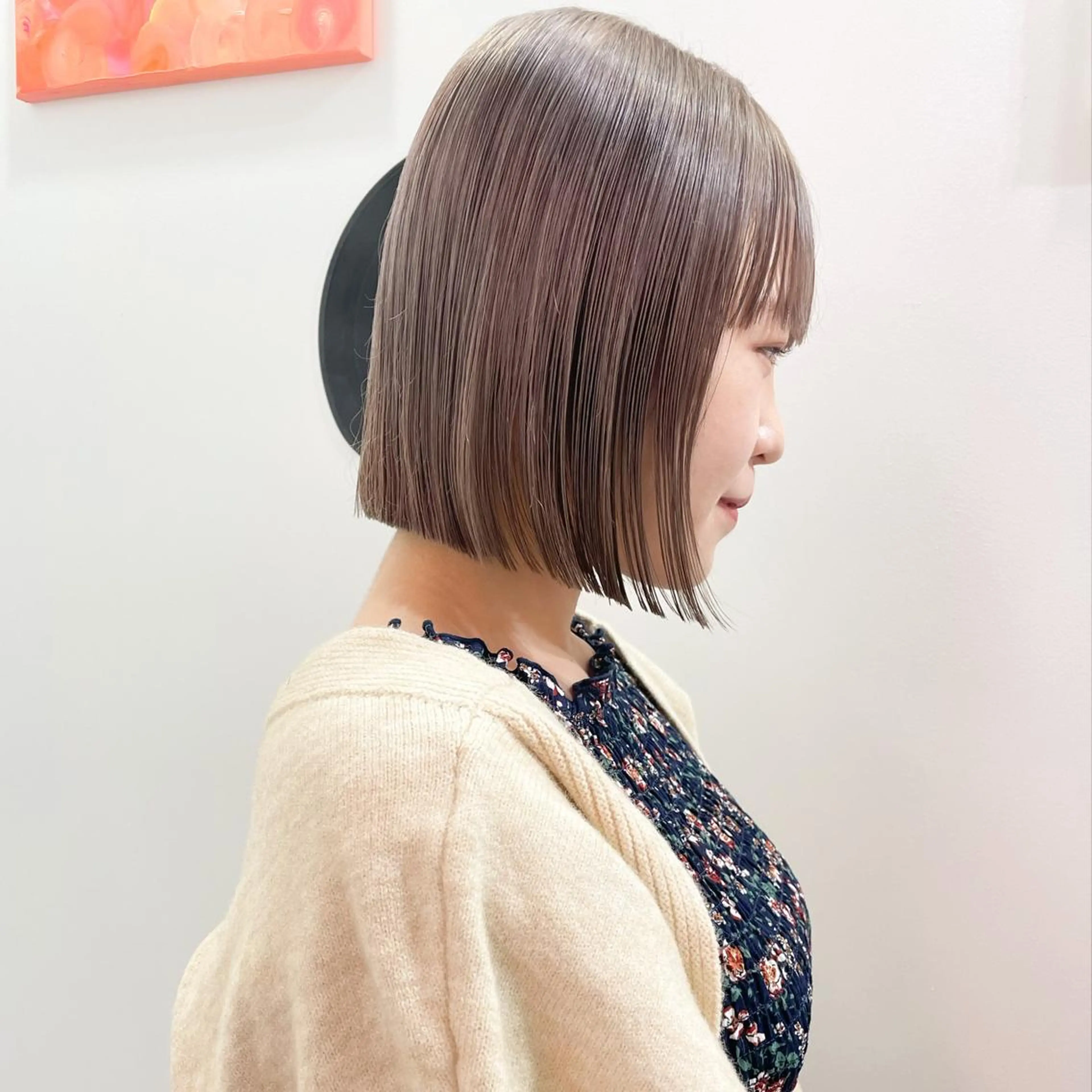 ミディアム カラー パーマ 💖美髪改善💖 辻未侑のヘアスタイル