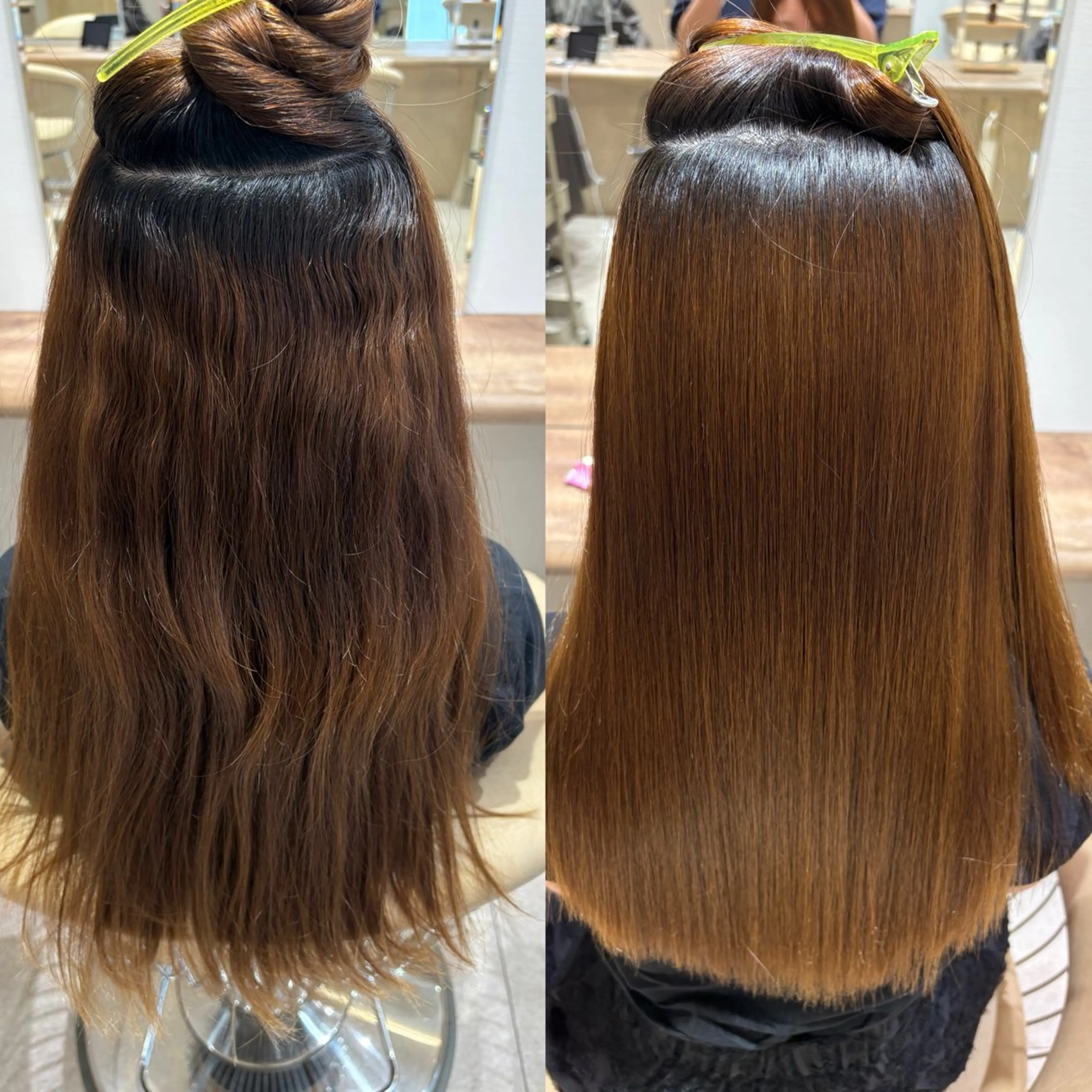 ロング 縮毛矯正 カット 縮毛矯正 ✨艶髪✨悩み解決❗️ 芳賀のヘアスタイル