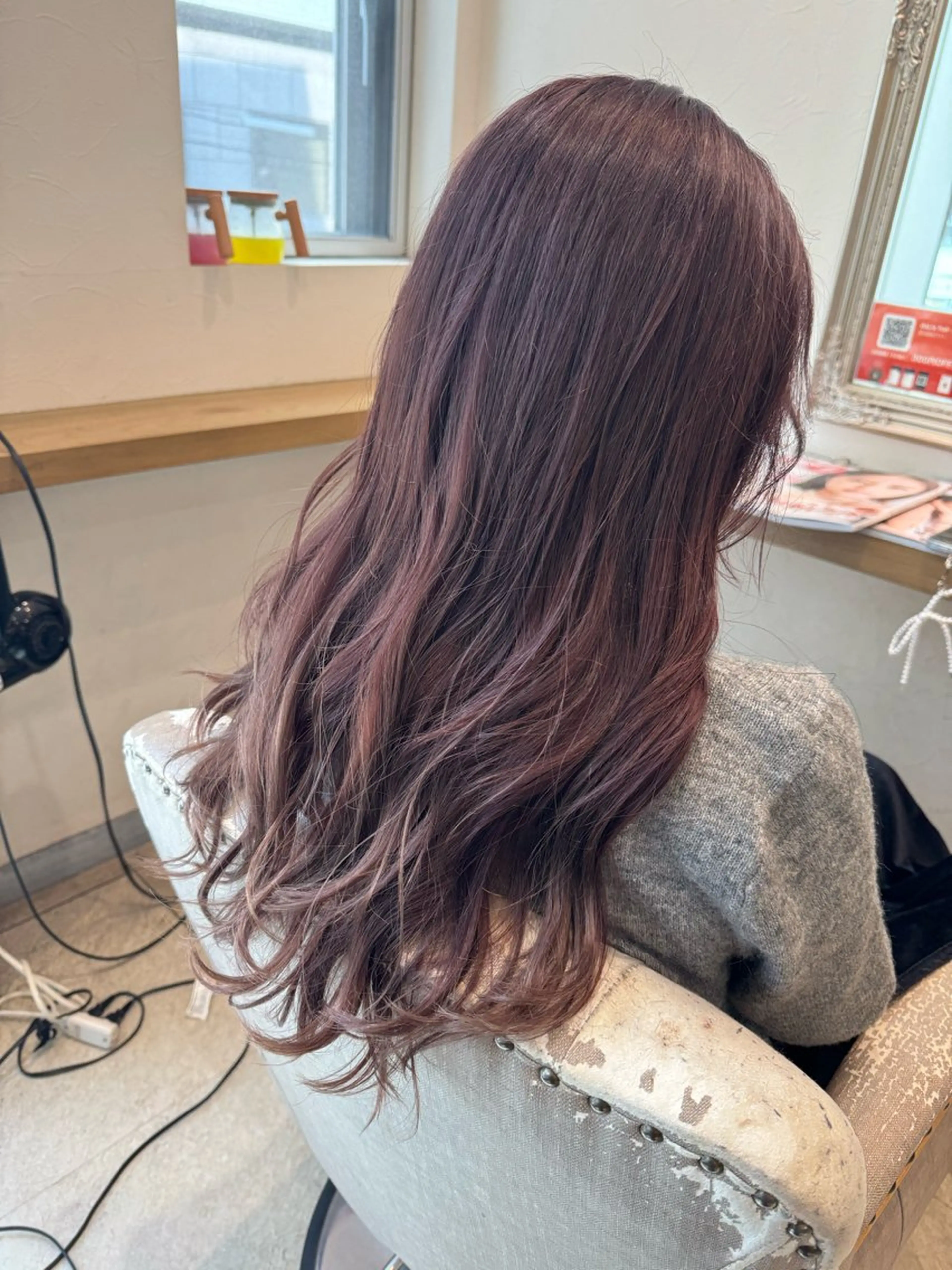 ロング カラー グラデーションカラー グレージュ ラベンダーカラー ラベンダーグレージュ ラベンダーグレー カット ヘアカラー ショート/ボブ アンドウ☺︎のヘアスタイル