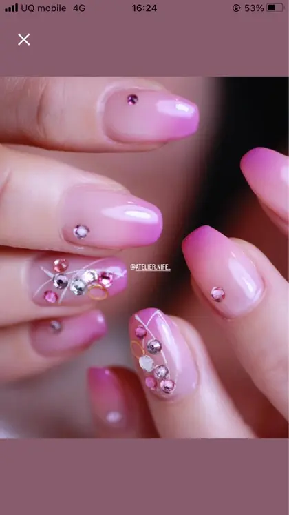 エアブラシネイル#エアブラシグラデーション#おまかせネイル #アトリエ