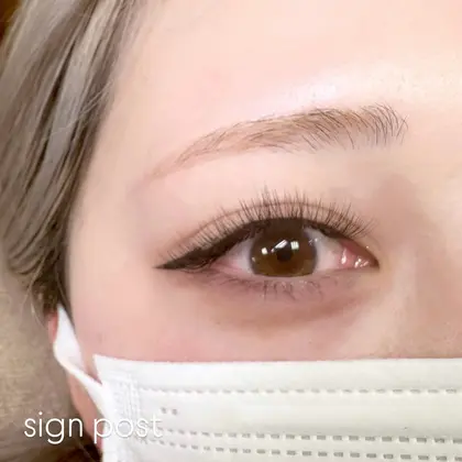 金子 美穂(Signpostふじみ野所属)のマツエク・まつげパーマデザイン