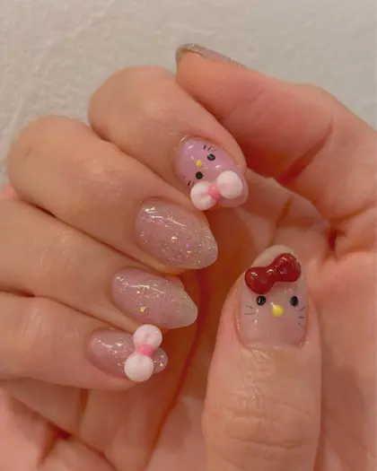 キティネイル #ハローキティ #人気ネイル ｜Ann. nail.tokyo所属
