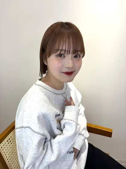 ボブ様　ご相談ページ 外はねボブ｜透明感女性特化 chihiro(全席個室美容室 Zina
