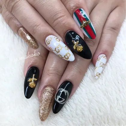 GUCCIネイル｜She nail studio 原宿所属・パラジェル有/ スカルプ/maho