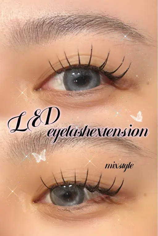 ✨人気NO.1✨️韓国風×持続力up LEDエクステ120本(オフ・コーティング込）※ご予約前に補足説明ご覧下さい👀