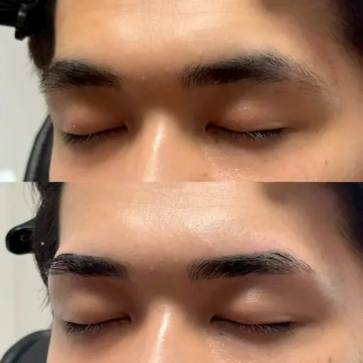 メンズ眉毛スタイリング