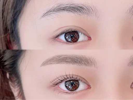 【平日限定★】まつげパーマ+アイブロウ(眉WAX+間引きカット)