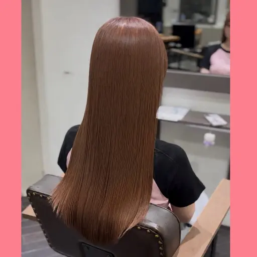 💕女性メニュー💕 似合わせカット×艶々ワンカラー✨      顔周りカットも🉑