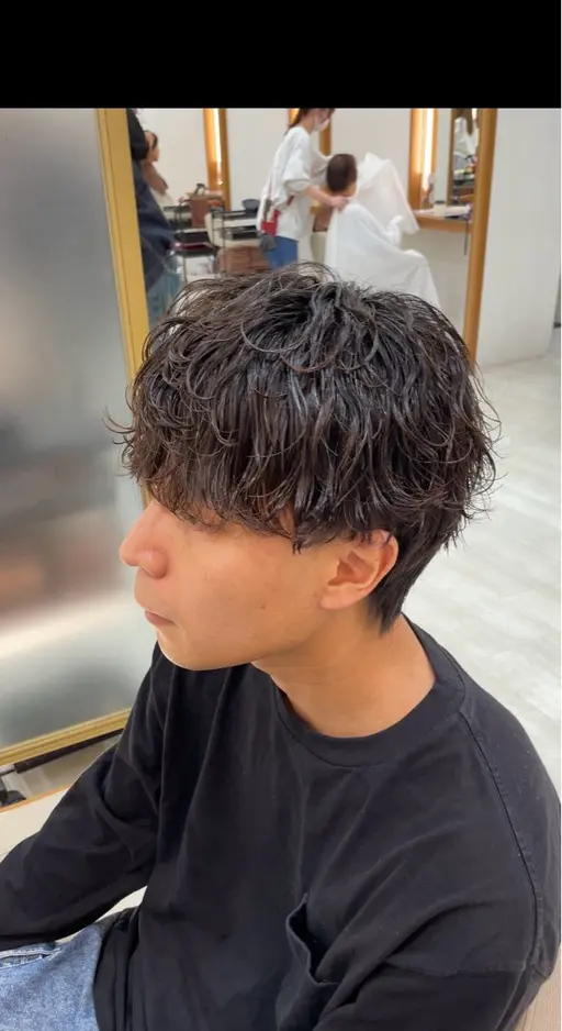 【✨メンズ限定】メンズカット&デザインパーマ(波巻き、ツイスパ、シャドウなどなんでも◎)⚡️