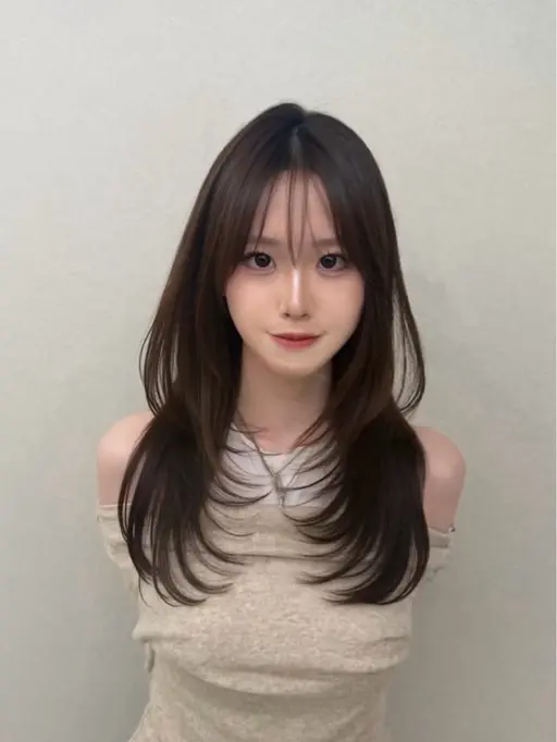 【韓国風】ミディアムレイヤーカット+最高級ケラチントリートメント+ショートスパ💆🏻♀️🧴🫧