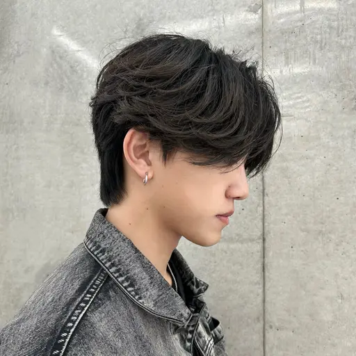 🏷【韓国ヘア特化🔥】メンズカット+ダウンパーマ+髪質改善トリートメントSET✨(ミニモ限定)