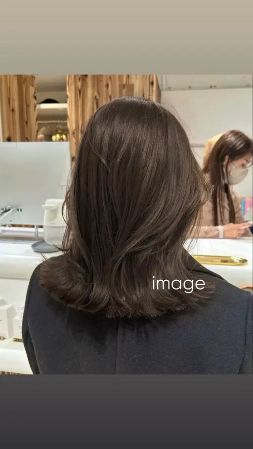 赤み消しOlive brown🫒🤎【カラー➕髪質改善トリートメント】※詳細ご確認の上ご予約お待ちしております😌