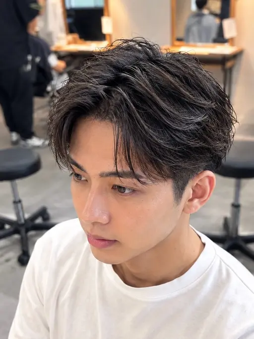 『✨新規限定✨』メンズカット➕ケアシャンプー(ヘアセット選択可能) メンズ韓国ヘア/ミニモ限定