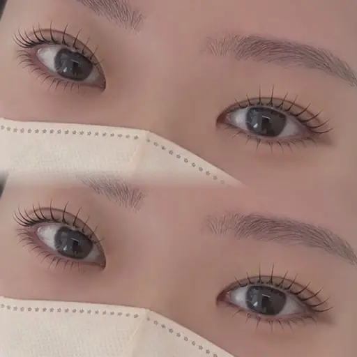 【練習モデル】・.。*上下まつ毛パーマ+束感仕上げ・.。*💫