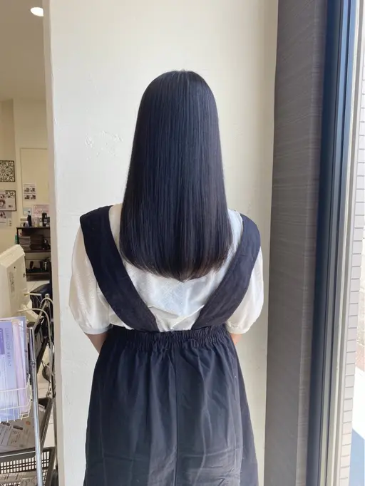 【美髪！柔らかストレート】カット+縮毛矯正+システムTr