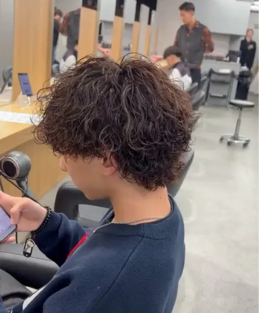 【🦅人気No.1メニュー🦅】骨格似合わせカット×波巻きパーマ×炭酸SPA×ヘアセット