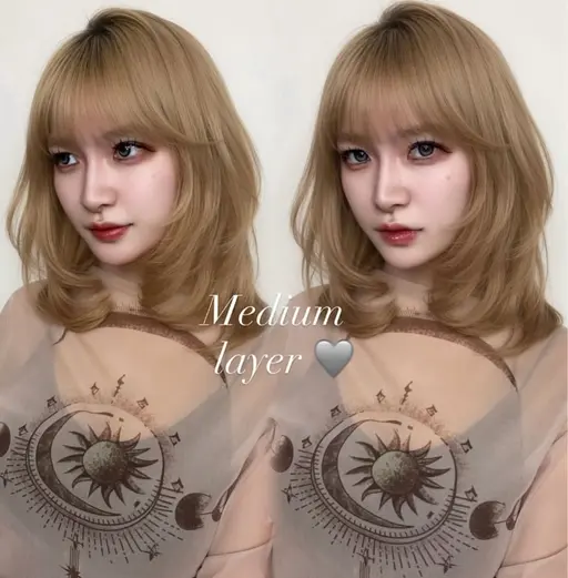 💟全体カット➕ケアトリートメント付き💞【ミディアム限定❕】